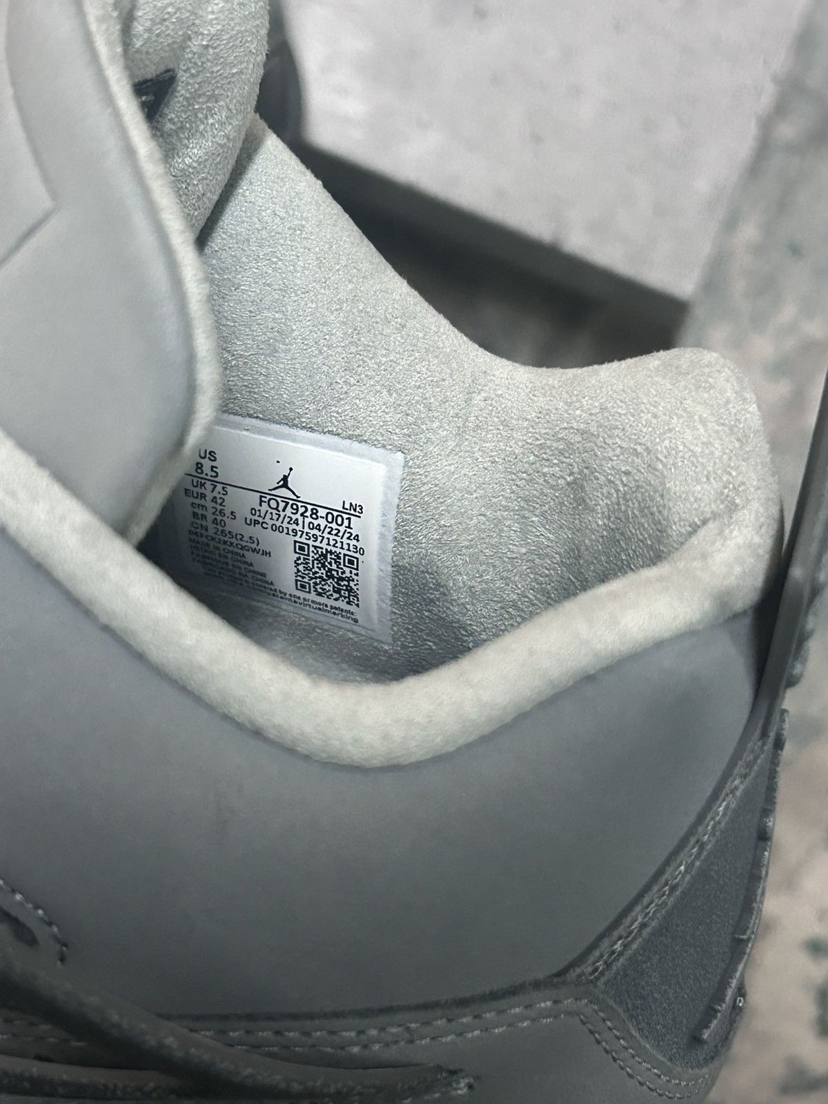 Jordan Brand Jordan 4 “paris olympics wet cement” Size US 8.5 / EU 41-42 - 6 Thumbnail