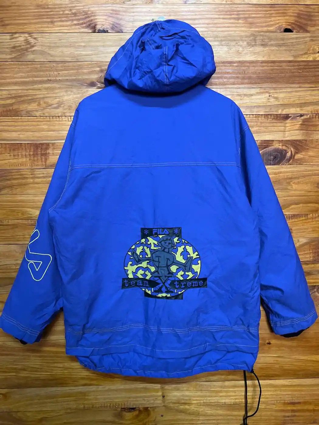 Vintage Fila Xtreme Team Pullover Jacket Made in Japan