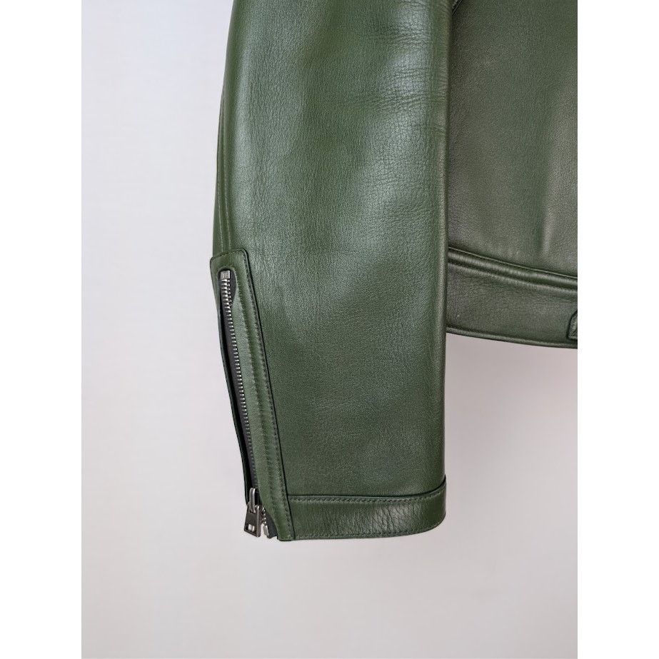 Tom Ford o1rshd1 Leather Jacket in Green Size US M / EU 48-50 / 2 - 6 Thumbnail