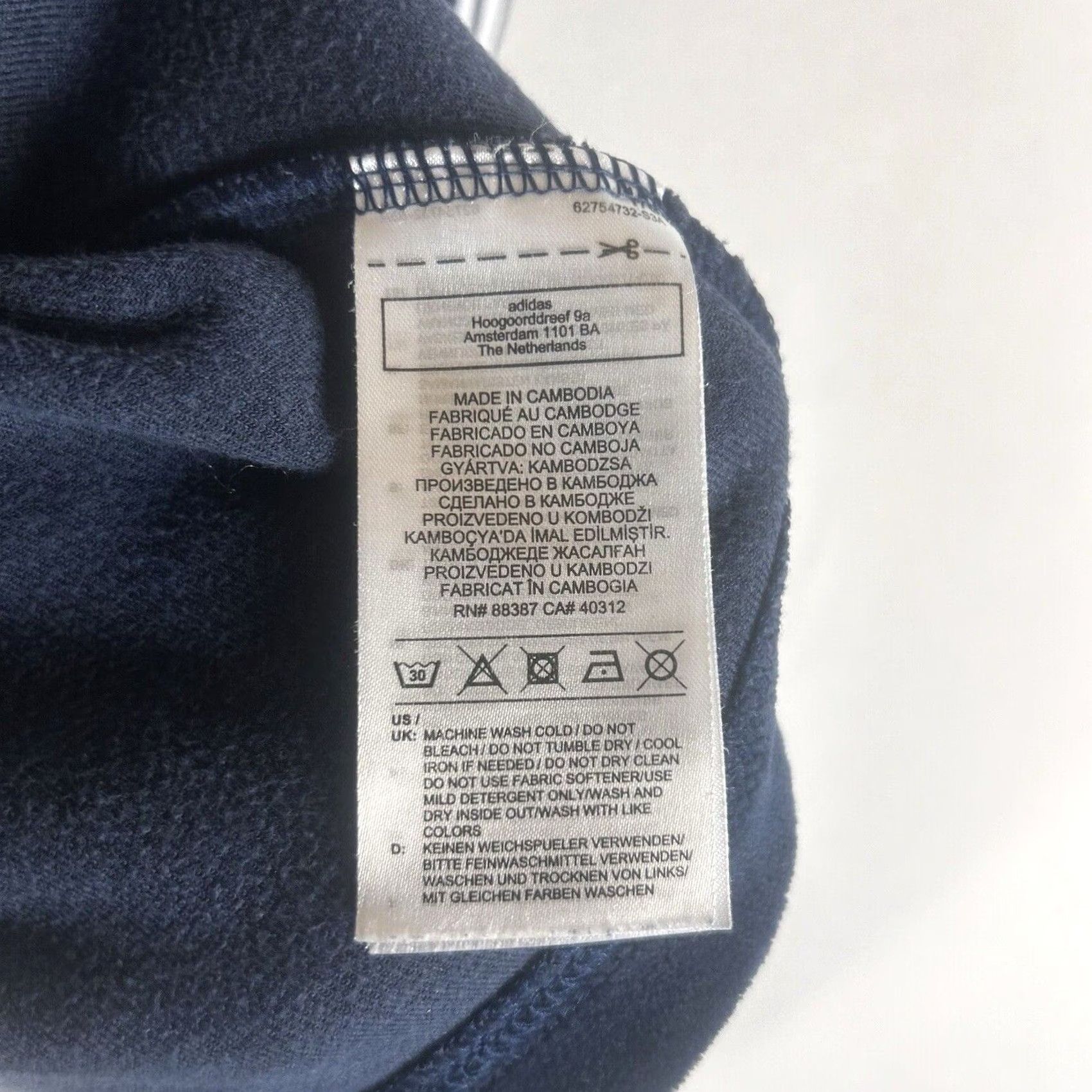 Adidas Vintage adidas Velour Crop Track Jacket Womens M Blue Pullover Hoodie Y2k Size M / US 6-8 / IT 42-44 - 4 Thumbnail