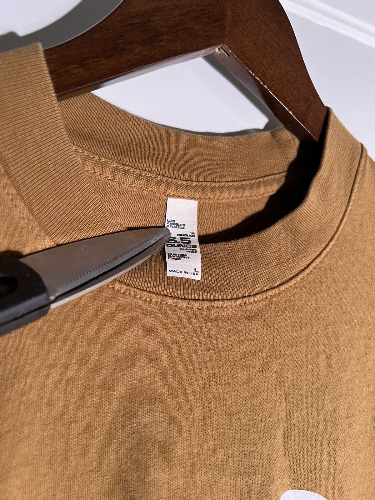 Vintage Modern Hippie Cartoon Puff Print Streetwear Retro Tan Shirt Size US XL / EU 56 / 4 - 7 Thumbnail
