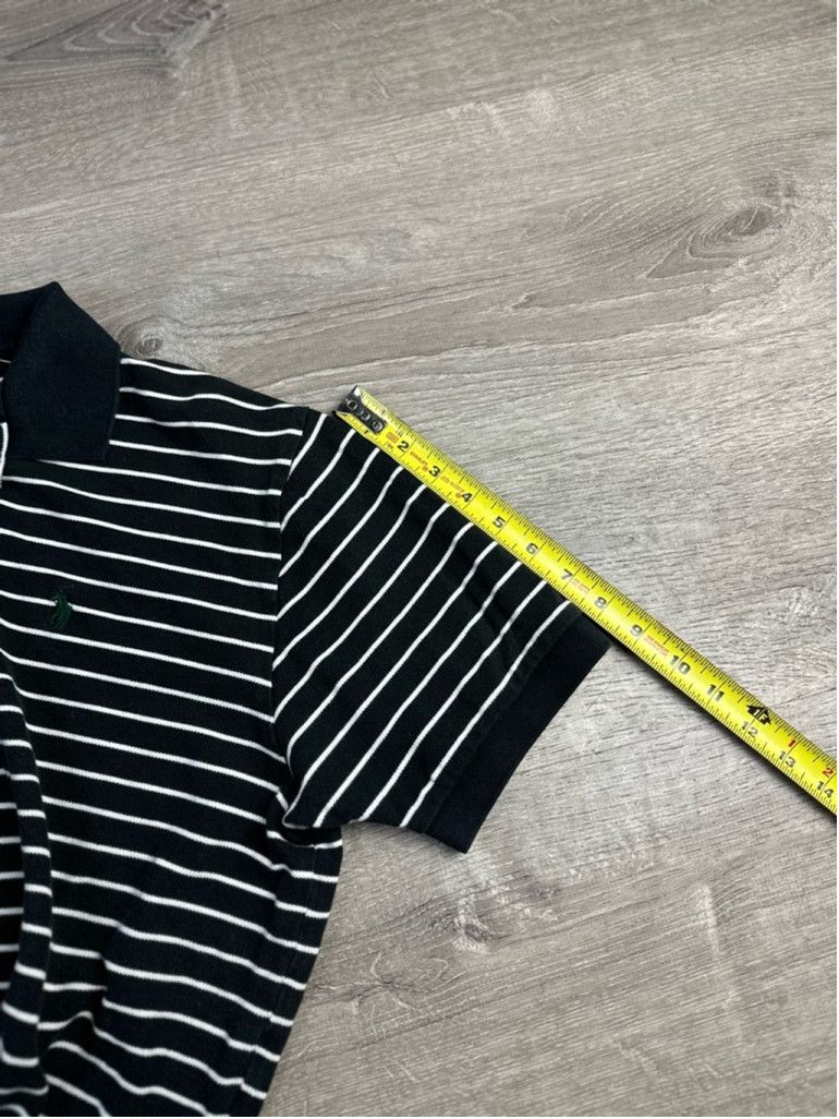 Polo Ralph Lauren Men's Y2K Ralph Lauren Polo Shirt XL Black Striped Size US XL / EU 56 / 4 - 6 Thumbnail