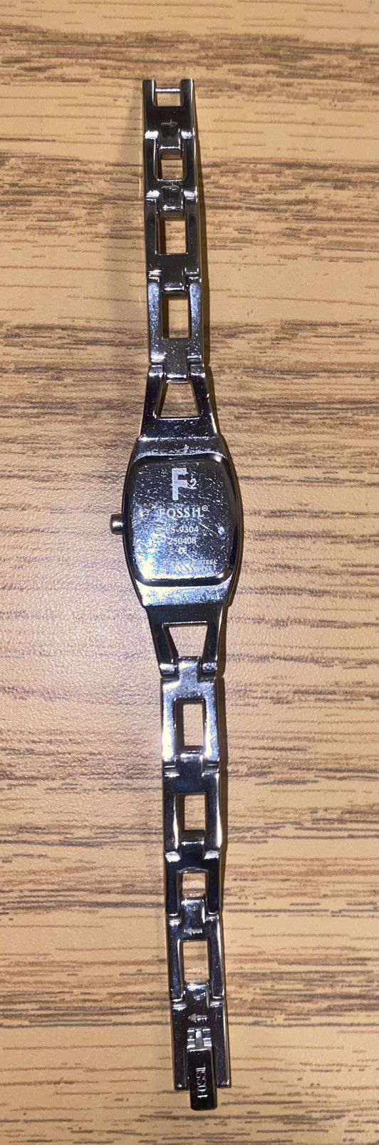 Fossil × Vintage Vintage Silver Fossil Watch (Baby Blue Face) Size ONE SIZE - 3 Thumbnail