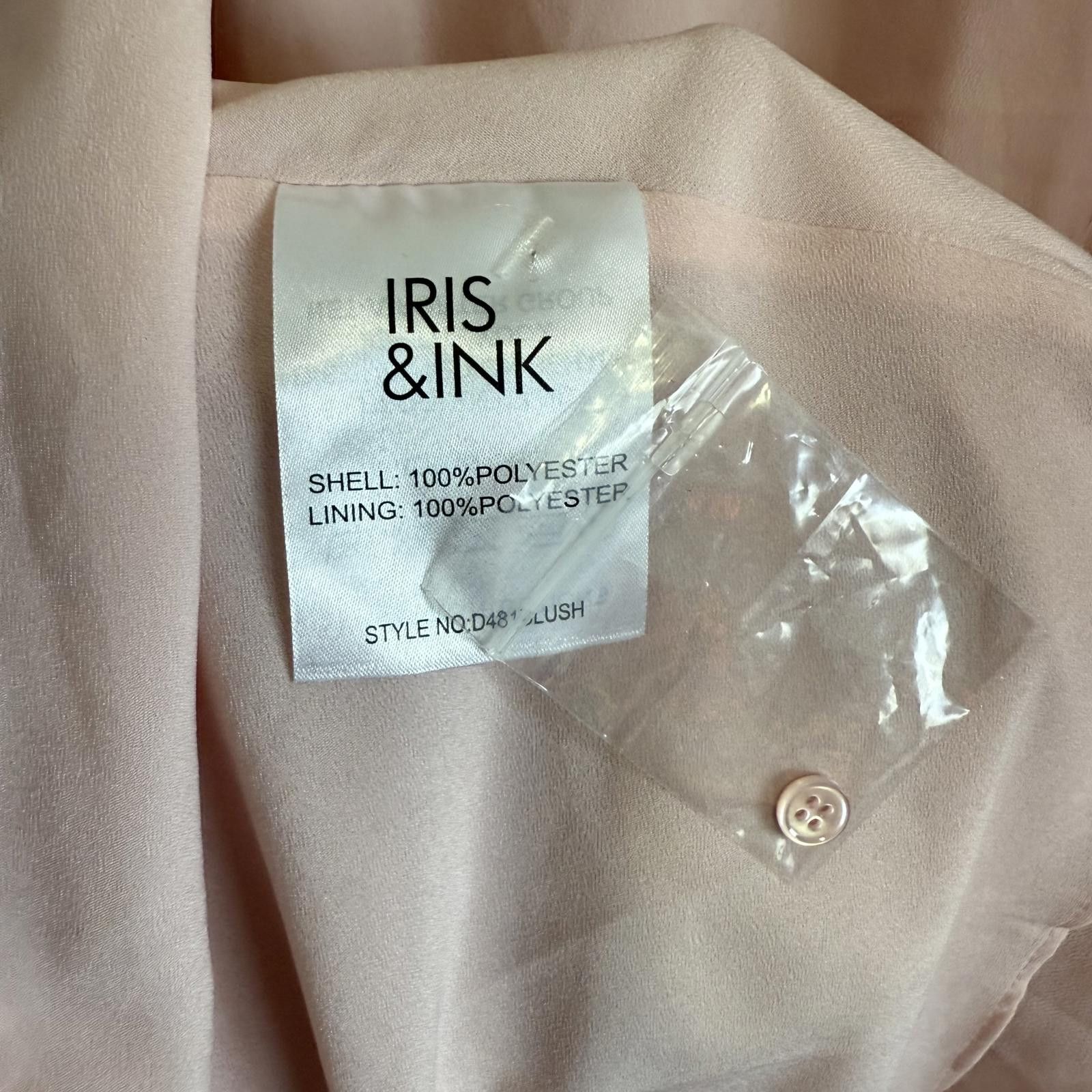 Other IRIS & INK Blush Asymmetrical Midi Dress UK 12 / US 8 Size M / US 6-8 / IT 42-44 - 6 Thumbnail