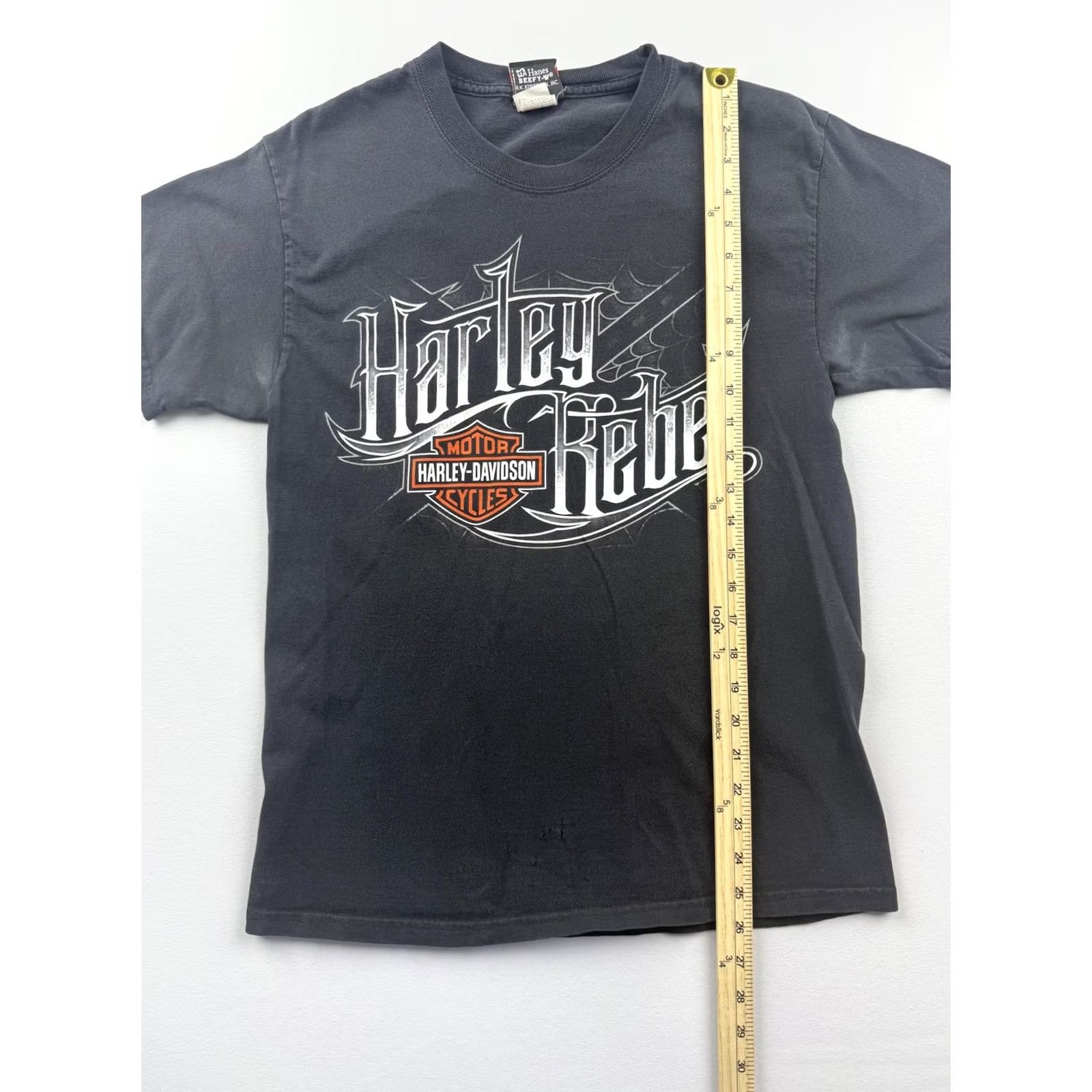 Harley Davidson Harley-Davidson Shirt Mens Medium Black Harley Rebel Graphic Tee Speedway Biker Size US M / EU 48-50 / 2 - 5 Thumbnail