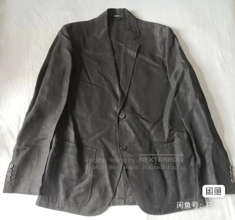 Hermes Hermes Men's casual suit jacket, thin black style Size 50R - 1 Thumbnail