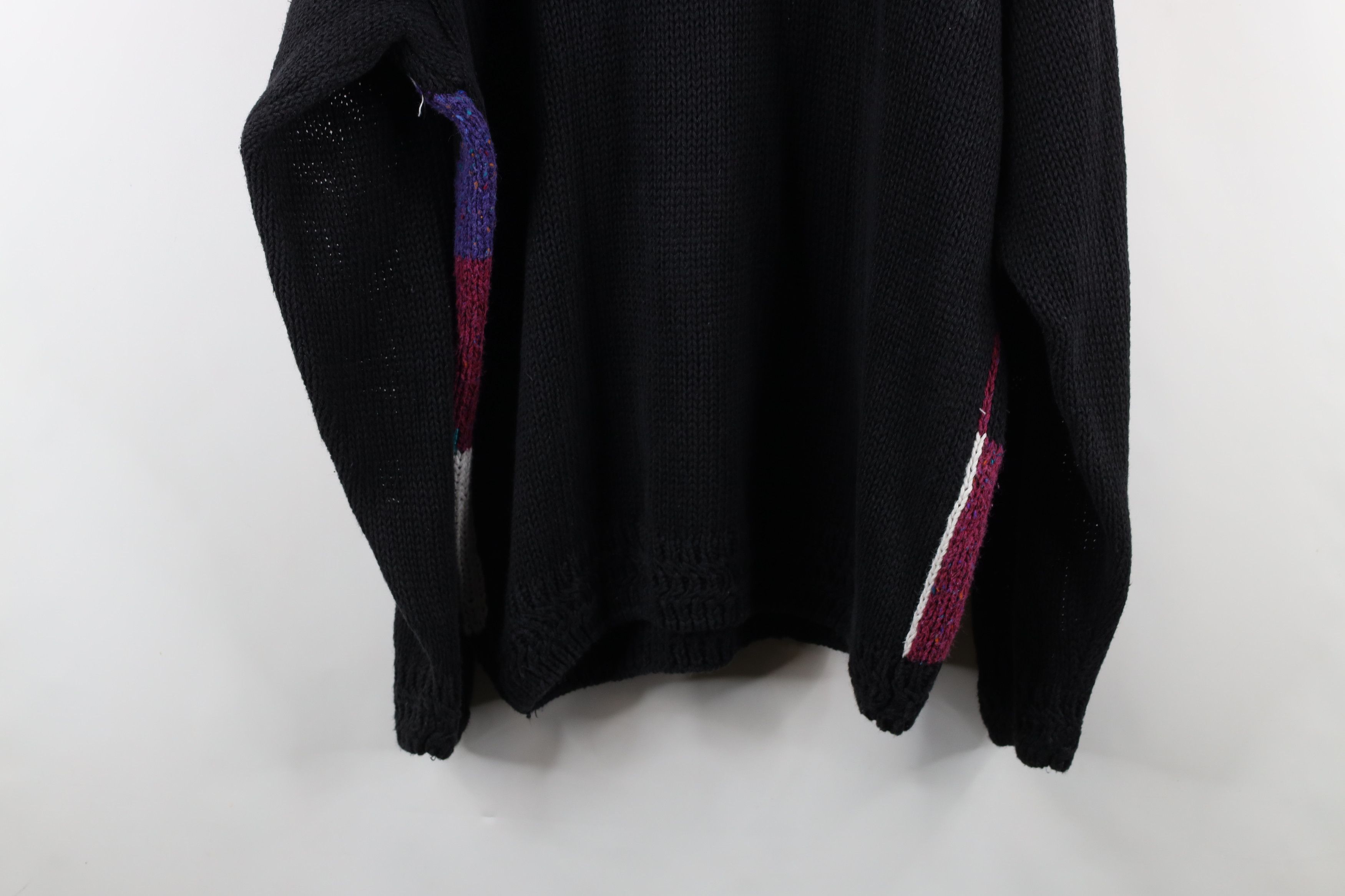 Vintage Vintage 90s Coogi Rainbow Checkered Marled Knit Sweater Size US L / EU 52-54 / 3 - 12 Thumbnail