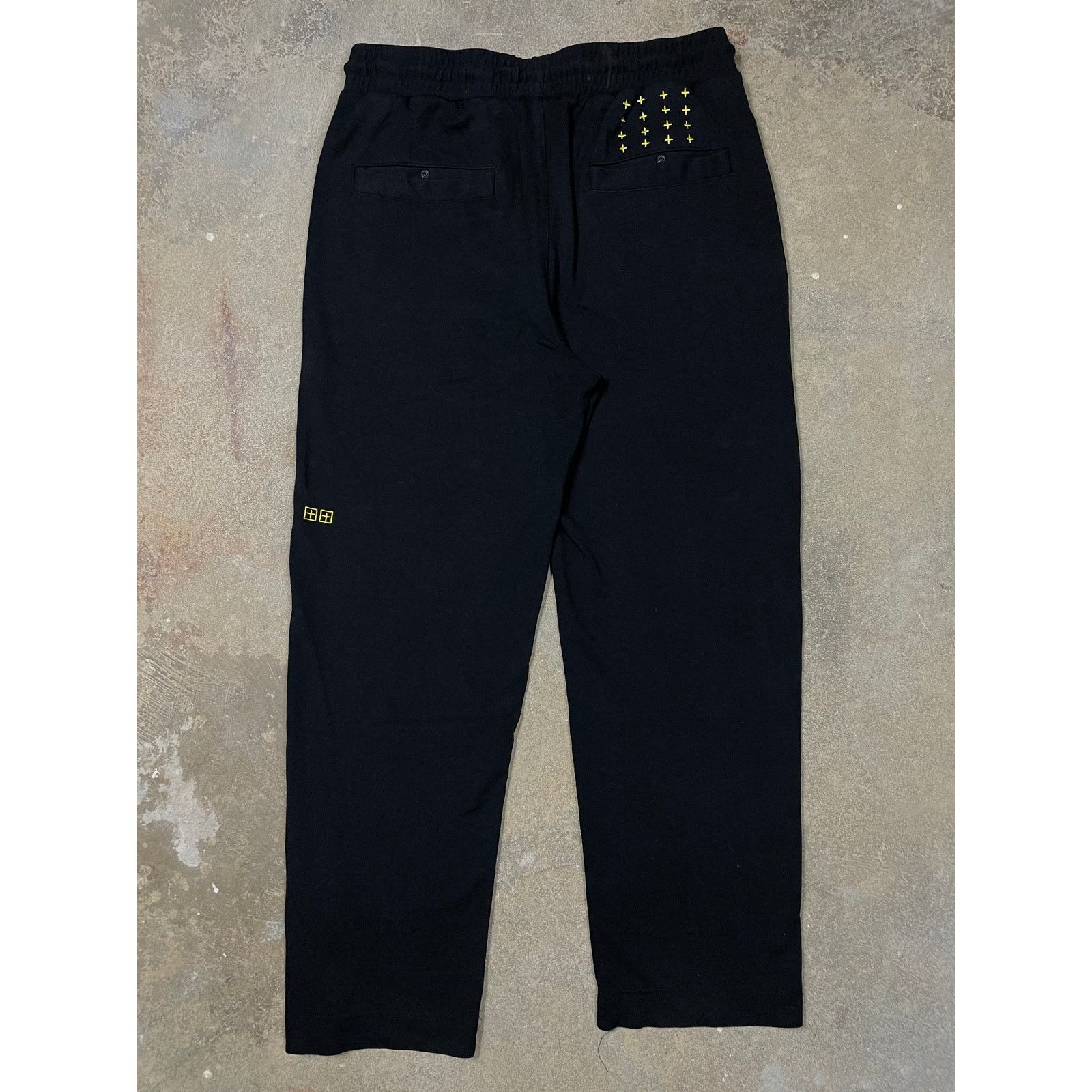 Ksubi Ksubi Sweats Black Gold Medium Used Size US 34 / EU 50 - 2 Thumbnail