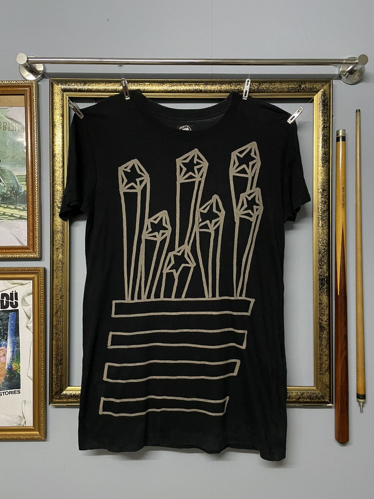 Bernhard Willhelm Vintage Designer Bernhard Willhelm Star Fall Symbolic Tshirt Size US M / EU 48-50 / 2 - 1 Thumbnail