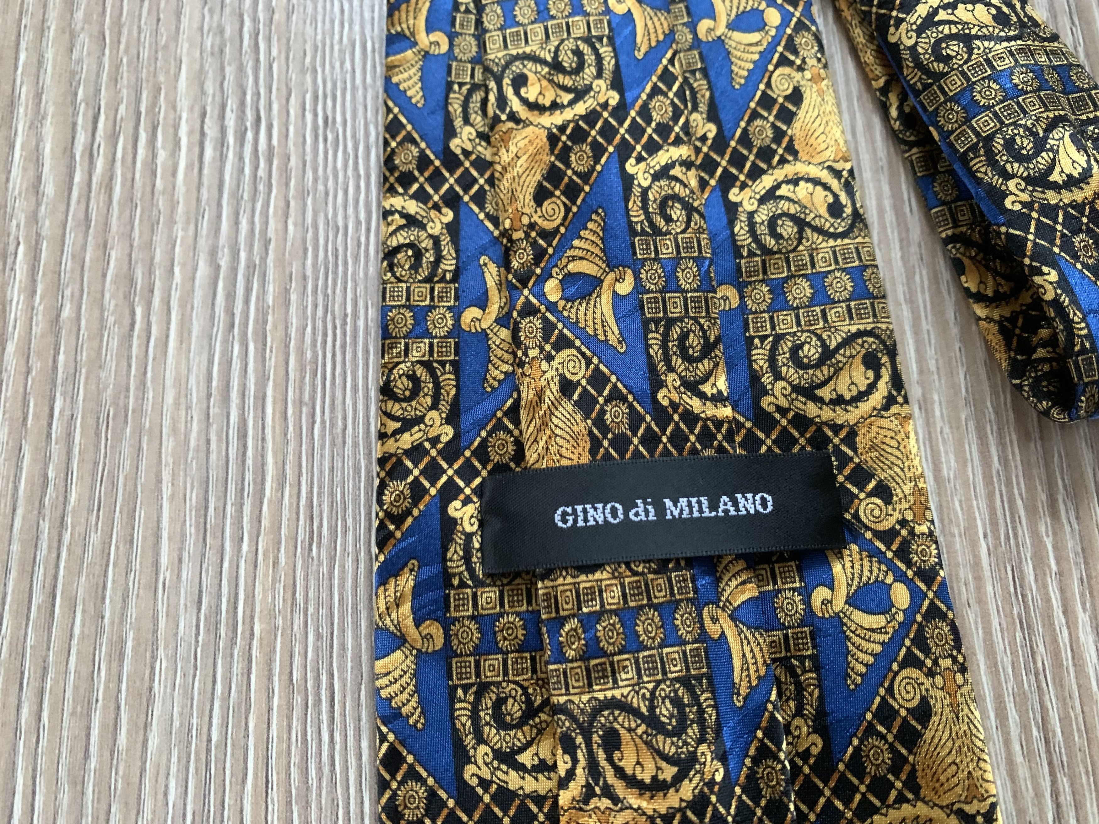 Other Gino De Milano Patterned Silk Tie Size ONE SIZE - 5 Thumbnail