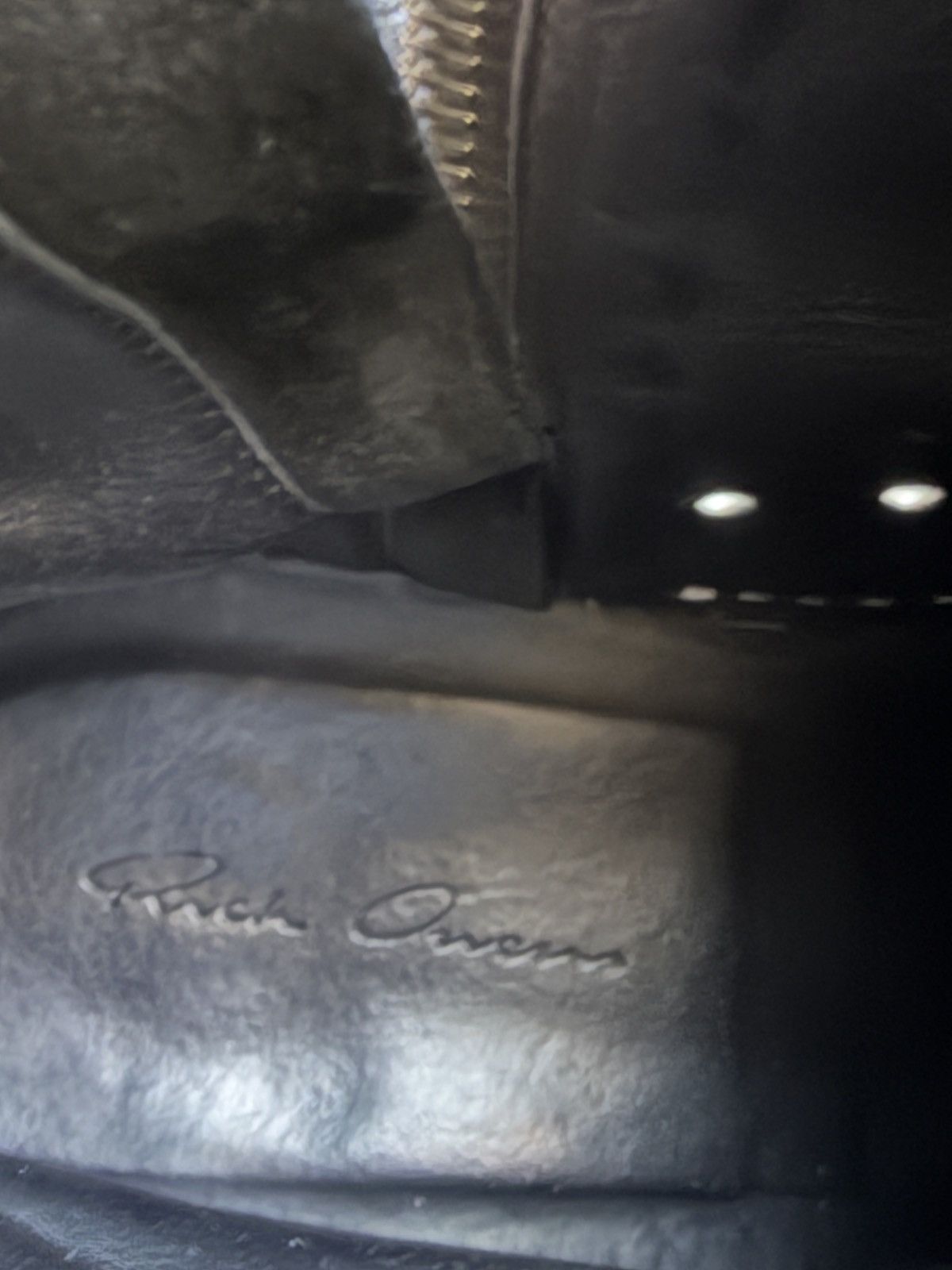 Rick Owens Leather Mainline Ramones Size US 8 / EU 41 - 11 Thumbnail
