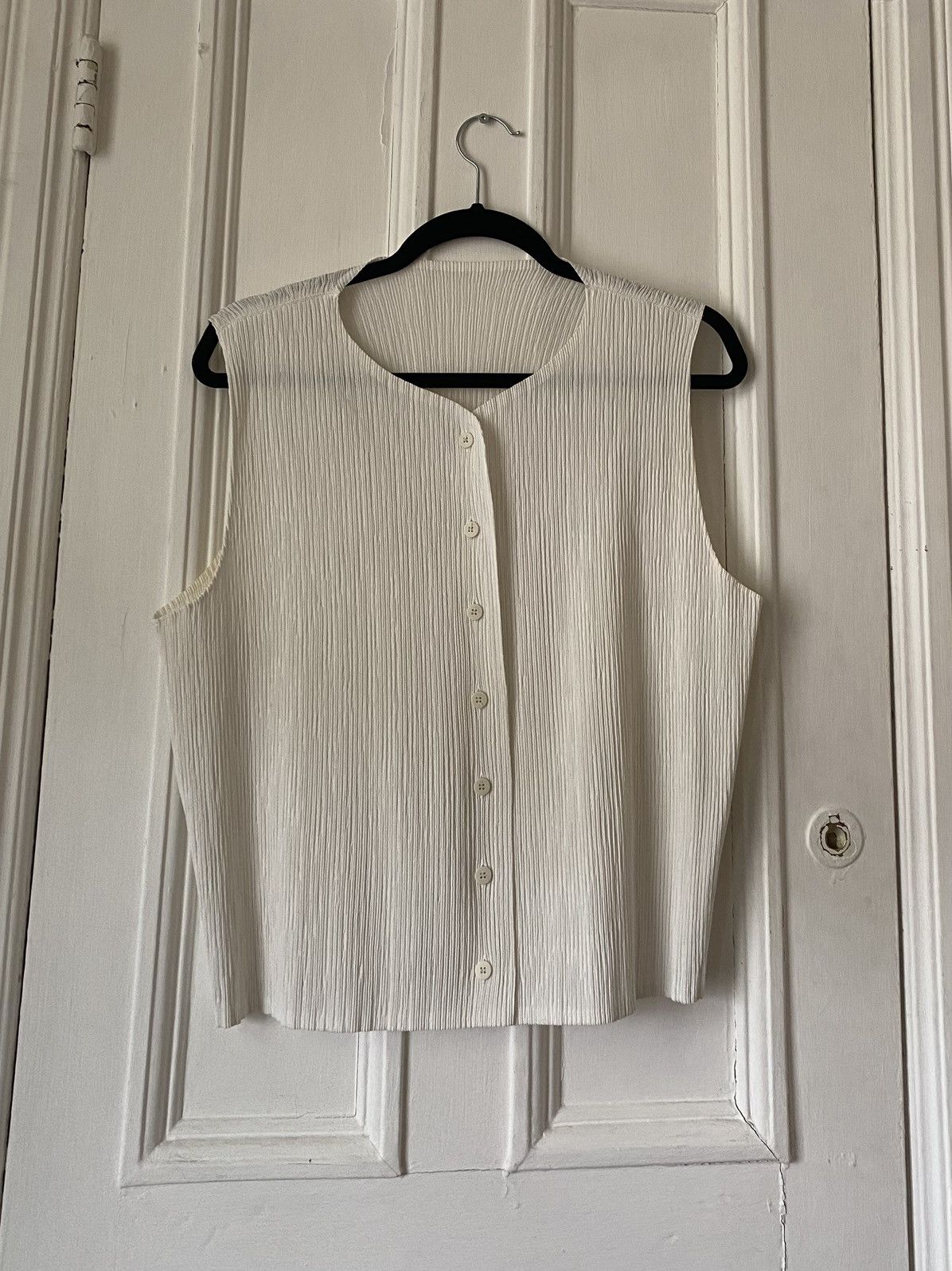 Issey Miyake pleats please sleeveless blouse Size M / US 6-8 / IT 42-44 - 1 Thumbnail