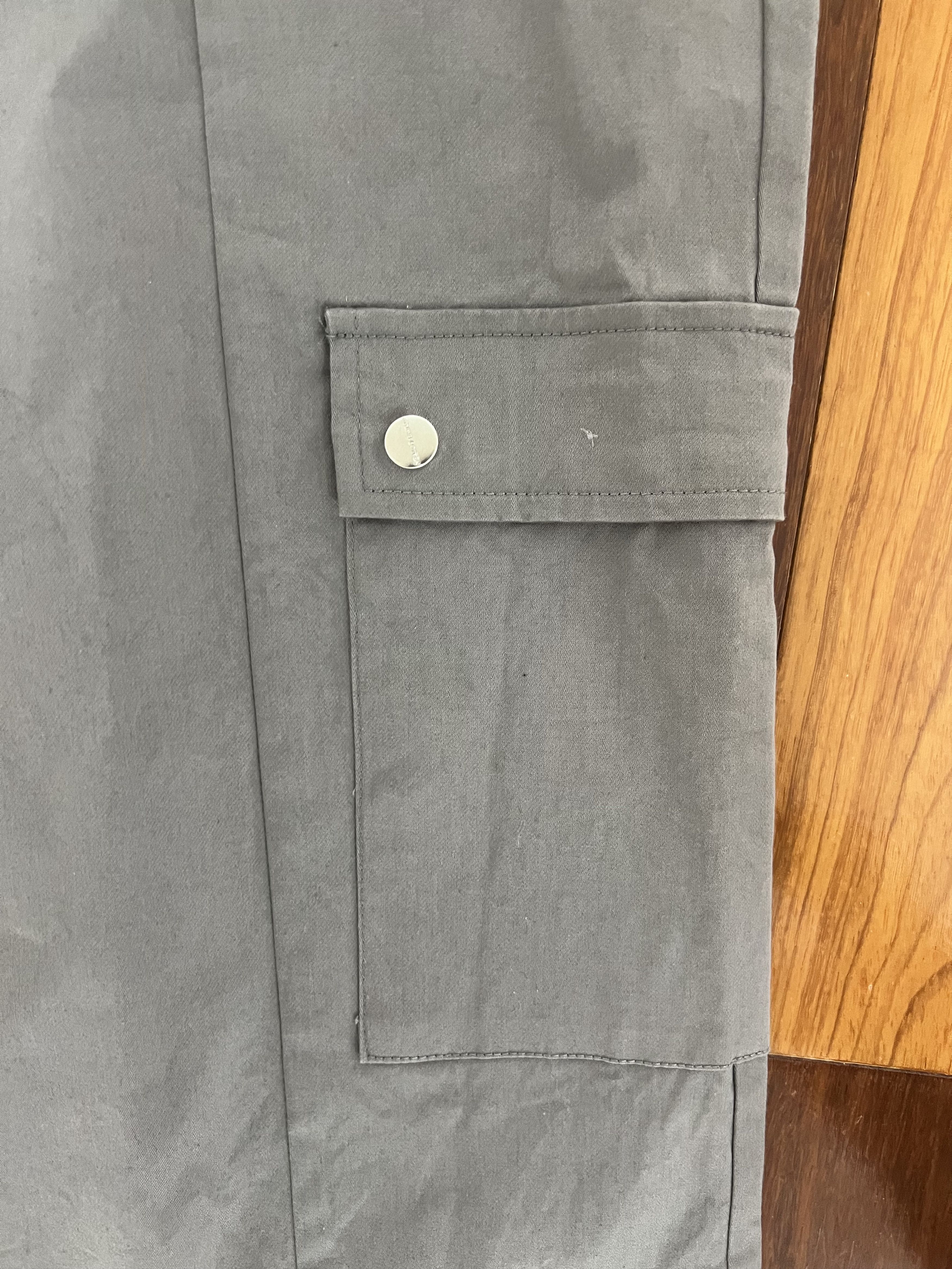 Heliot Emil 💚 SS19 Heliot Emil Grey Cotton Tech Cargo Pants Size US 34 / EU 50 - 6 Thumbnail