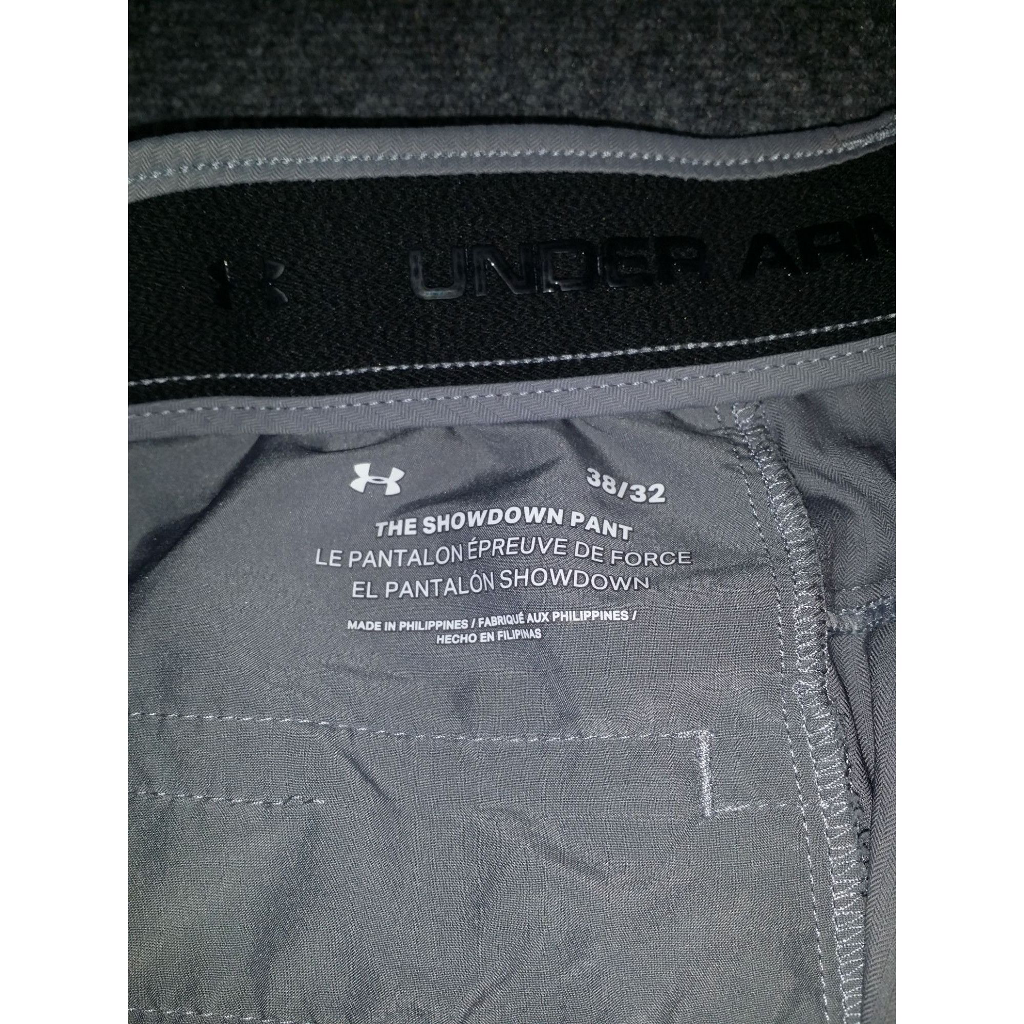 Under Armour Under Armour The Showdown Pants Men Sz 38 / 32 Gray Casual S Size US 38 / EU 54 - 5 Thumbnail
