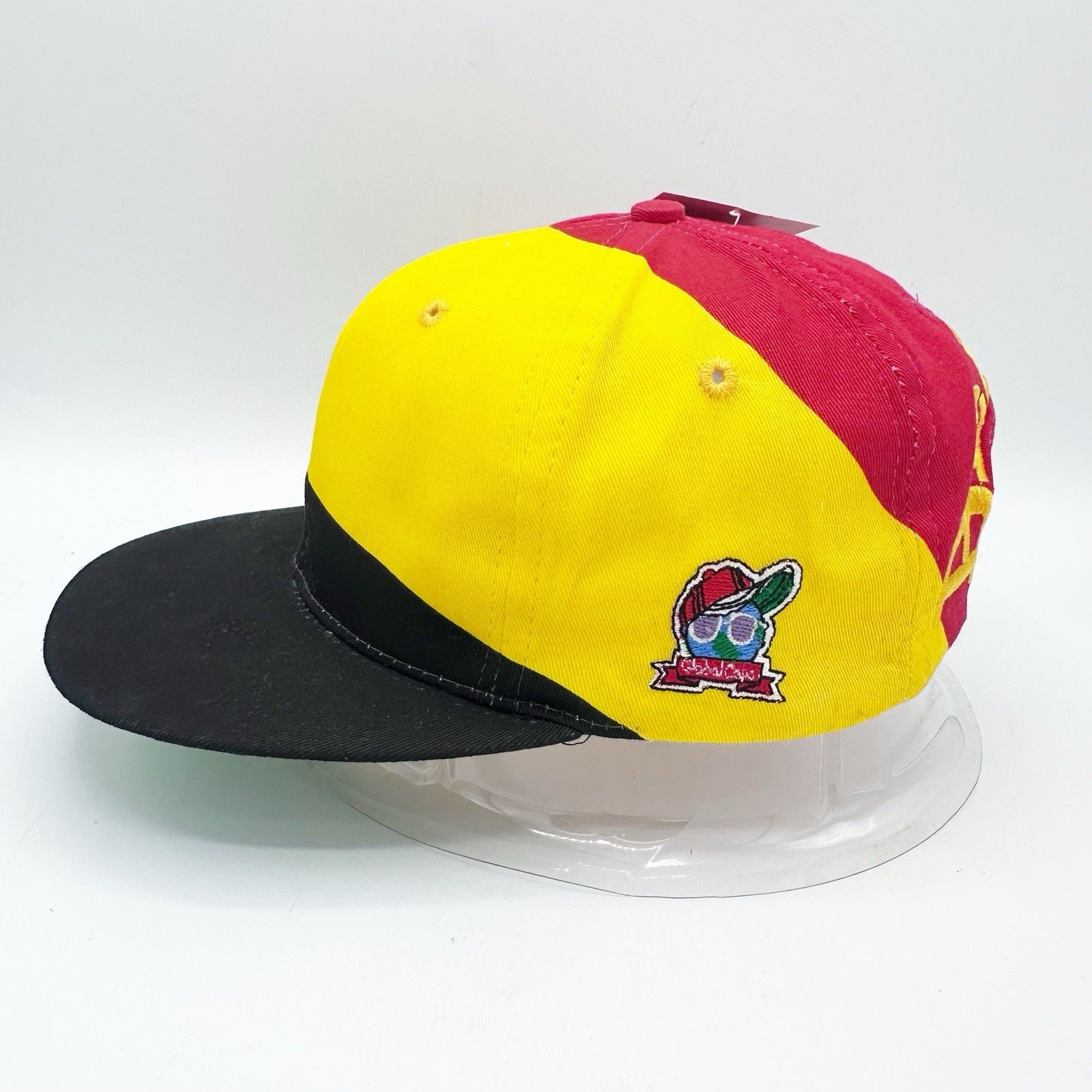 Vintage Vintage 1994 BELGIUM Flag Belgique Snapback Hat World Cup Size ONE SIZE - 5 Thumbnail