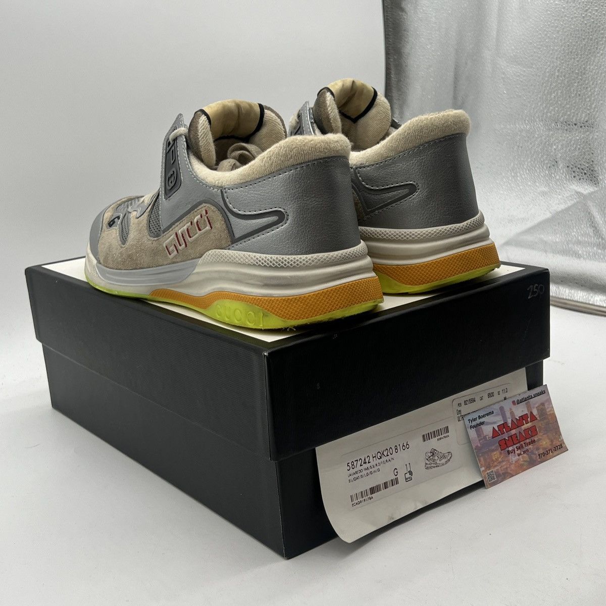 Gucci Gucci ultrapace silver metallic Size US 11 / EU 44 - 4 Thumbnail