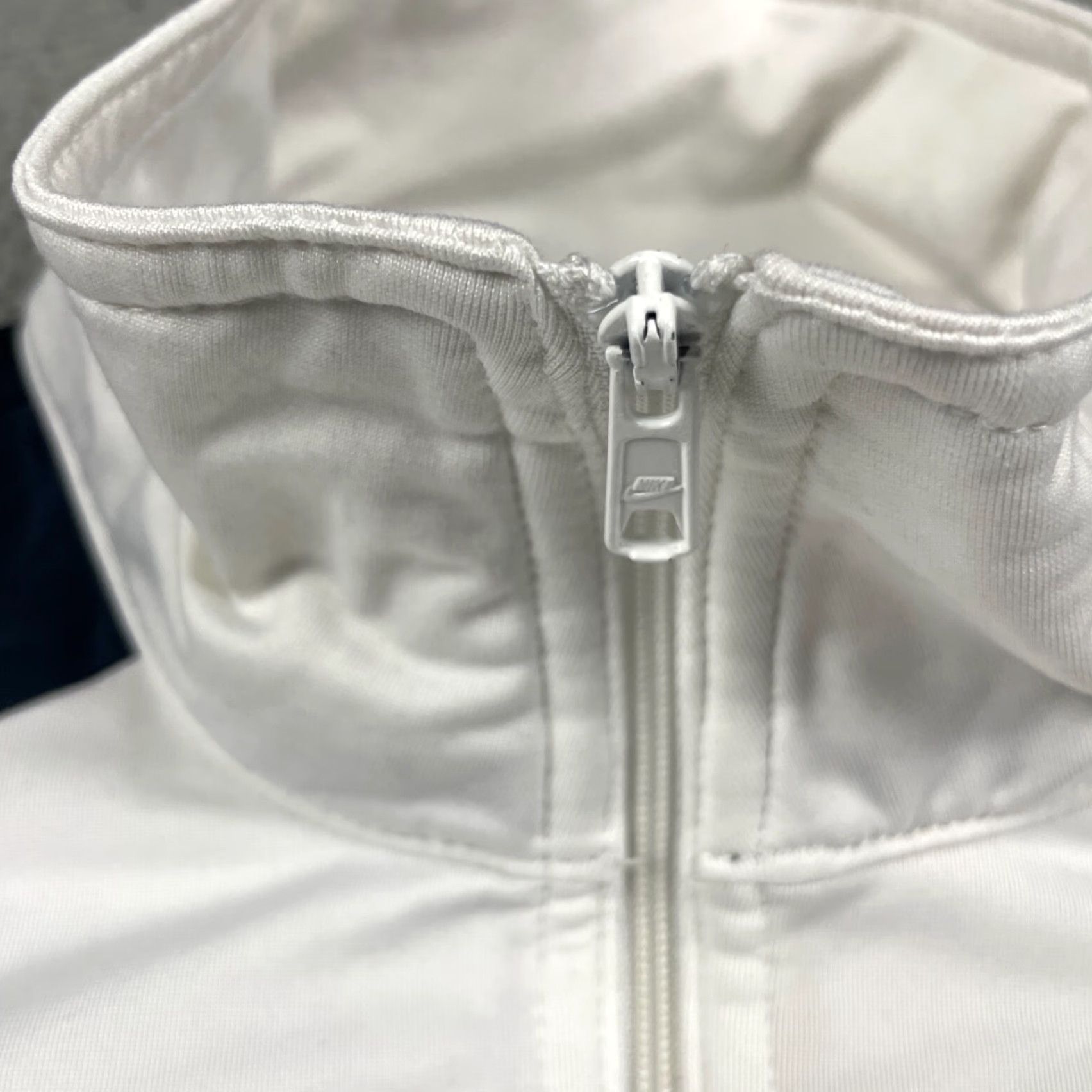 Nike VINTAGE Nike Jacket Women's L White Blue Activewear Track Jacket Zip Men? Size L / US 10 / IT 46 - 7 Thumbnail
