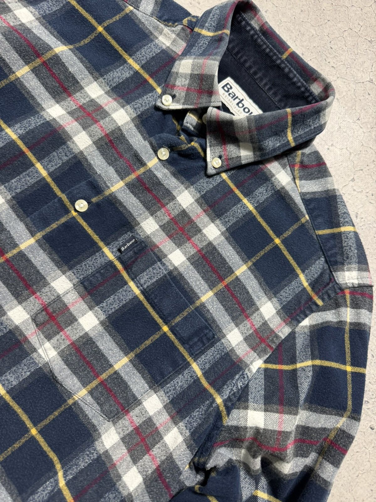 Barbour Barbour Flannel Button Up Casual Checked Shirt Size M Size US M / EU 48-50 / 2 - 7 Thumbnail
