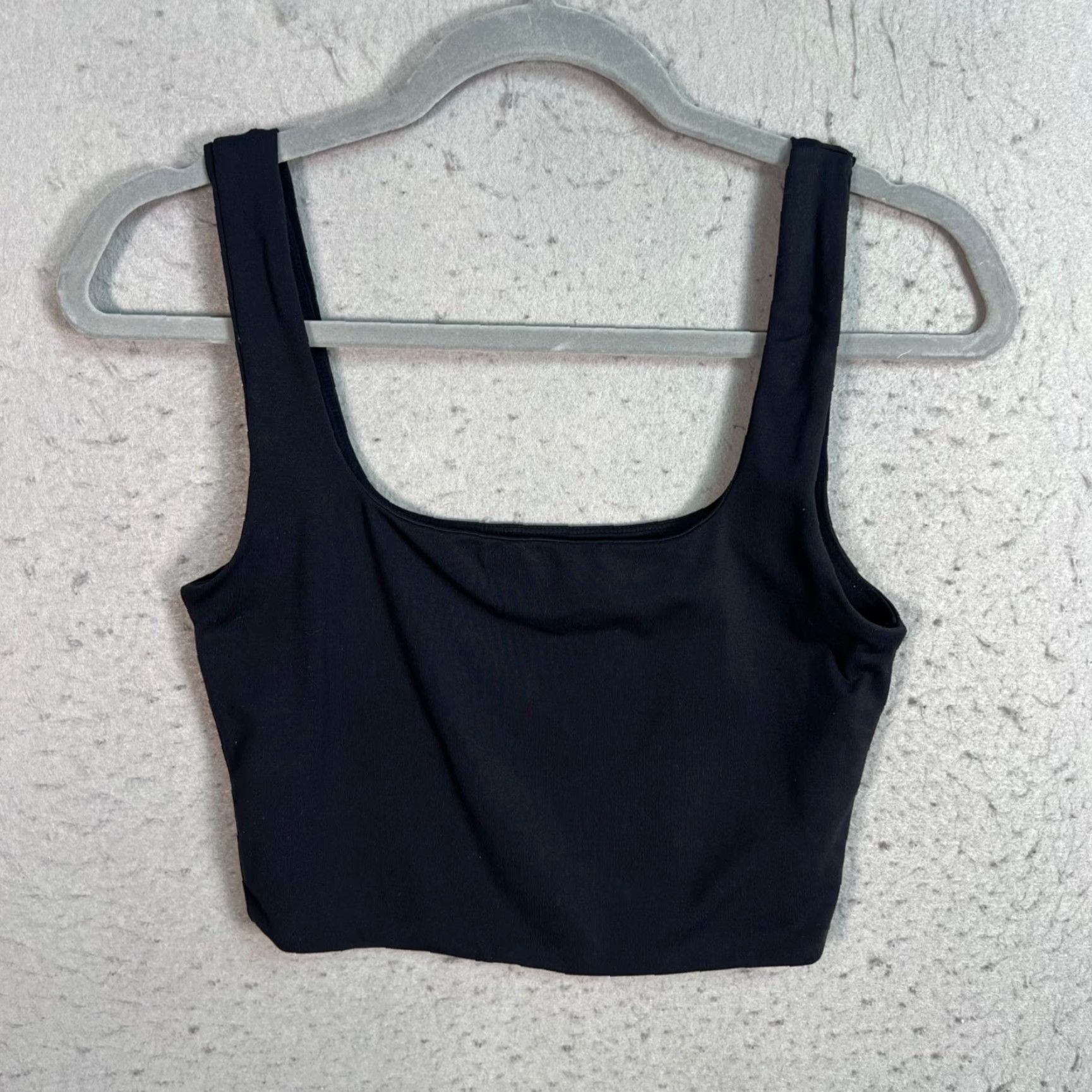 Vintage Babaton Tank Womens Cropped Black Nylon Spandex Stretchy M Medium Size M / US 6-8 / IT 42-44 - 2 Thumbnail
