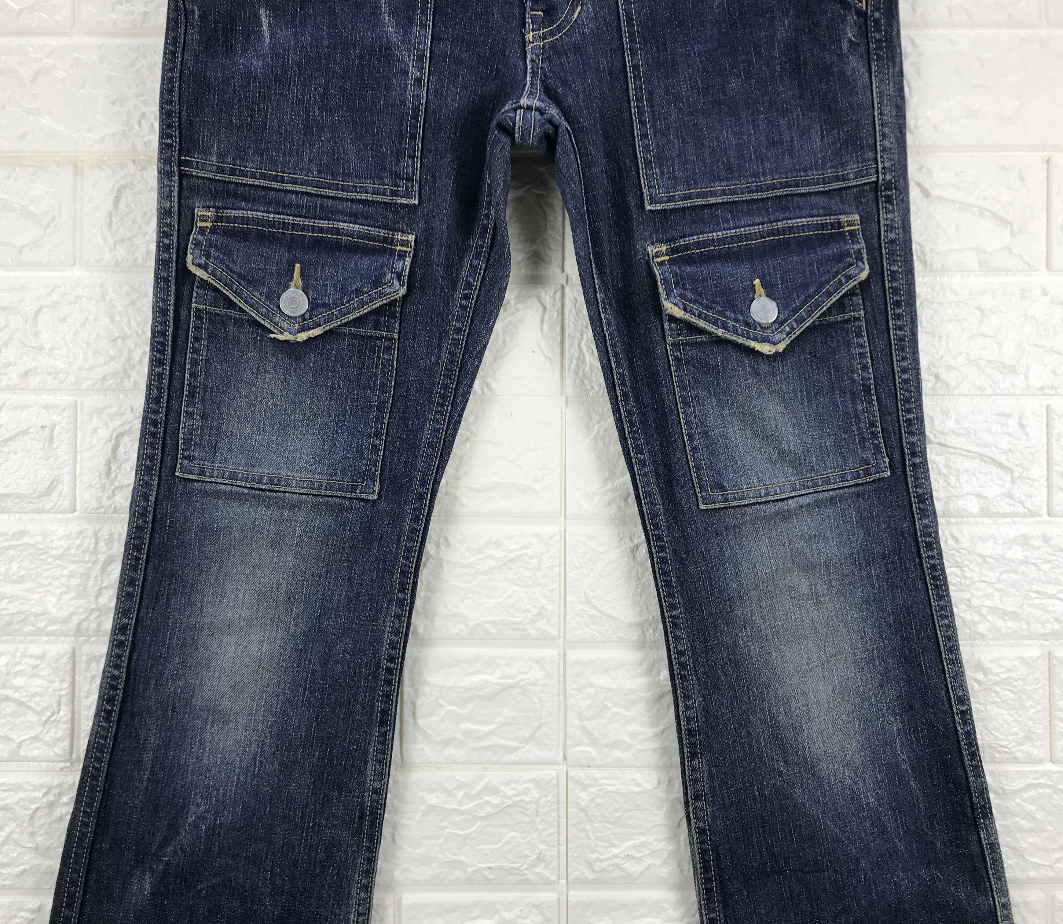 Hysteric Glamour Vintage Hysteric Glamour Flare Jeans Bush Denim Size 31" - 6 Thumbnail