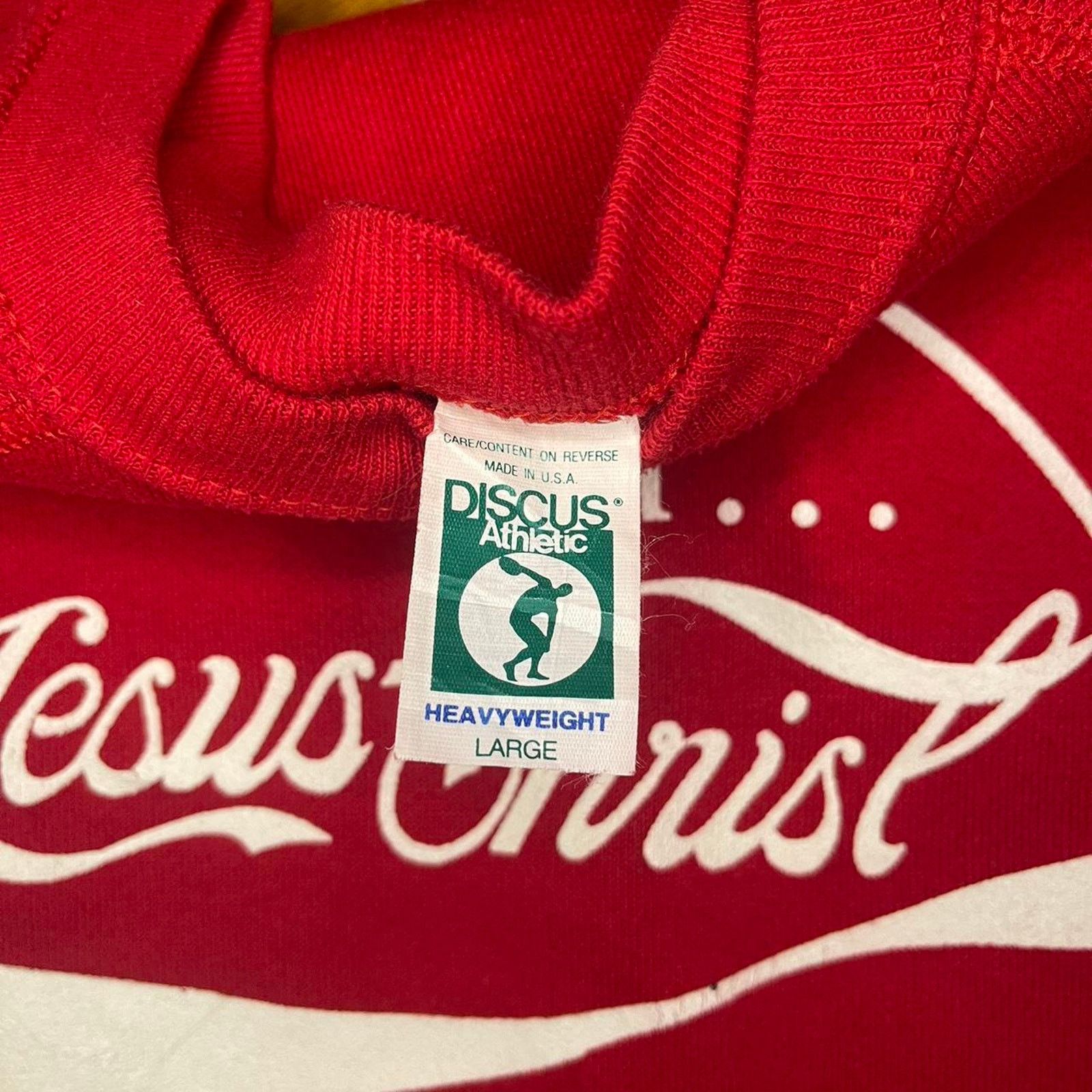 Other Vintage 80s 90s Jesus Christ Coca-Cola Parody Sweatshirt Size L / US 10 / IT 46 - 3 Thumbnail