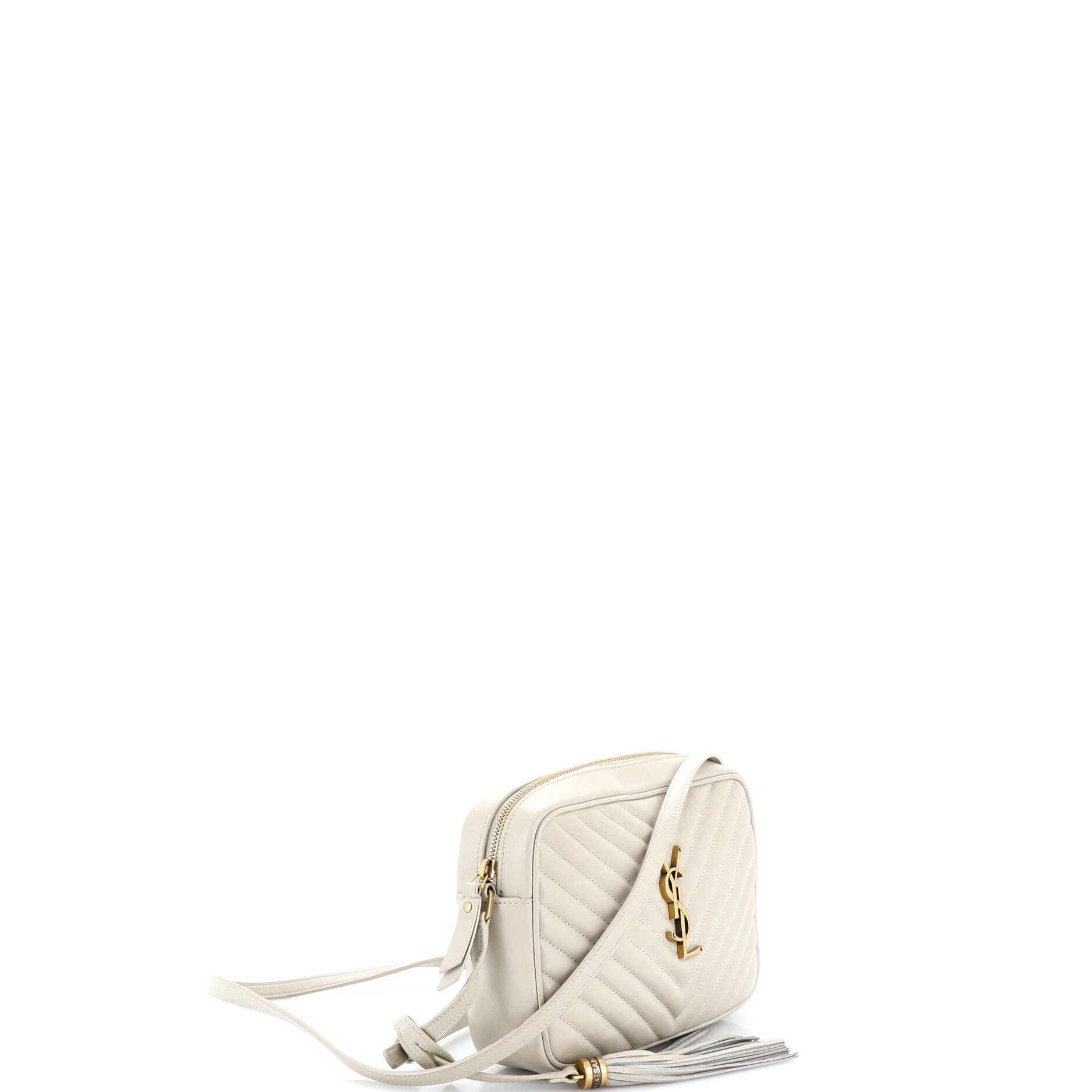 Saint Laurent Paris Lou Camera Bag Matelasse Chevron Leather Small Size ONE SIZE - 1 Thumbnail