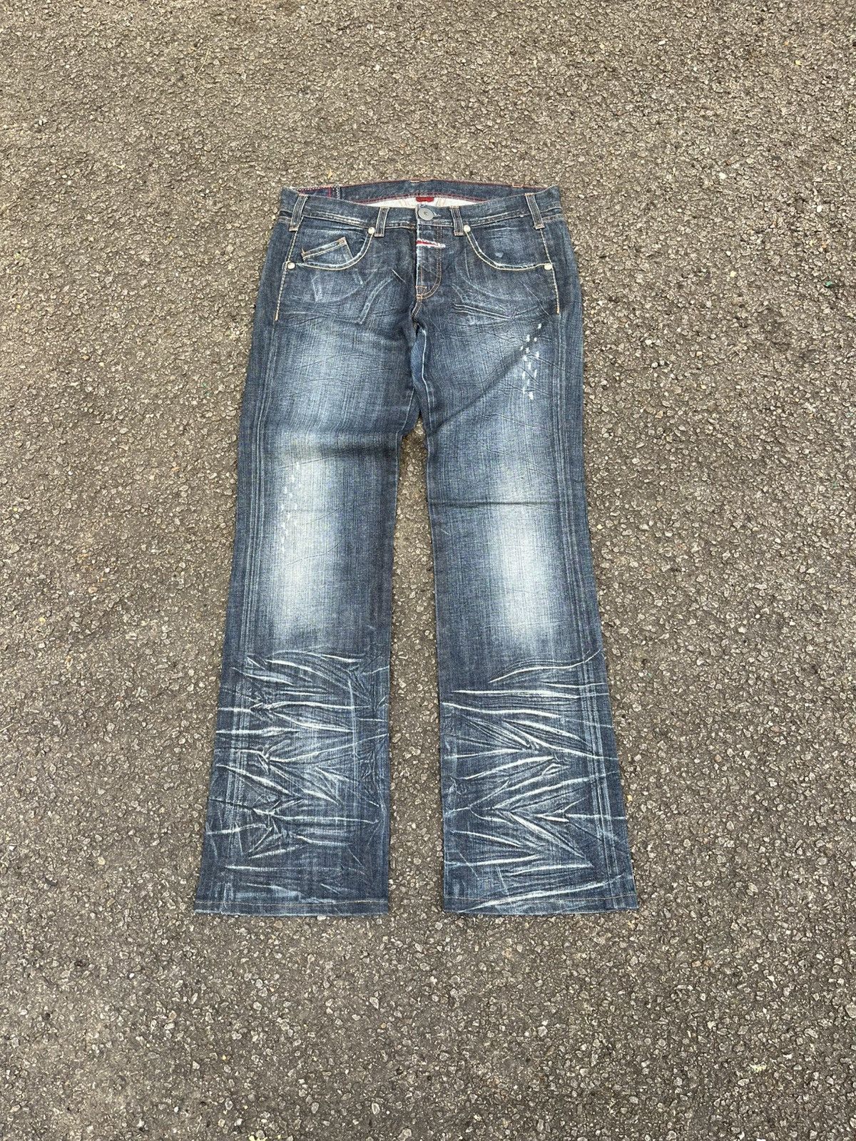 Marithe + Francois Girbaud Flared Vintage MFG Marithe Francois Girbaud Denim Jeans Size US 30 / EU 46 - 1 Thumbnail
