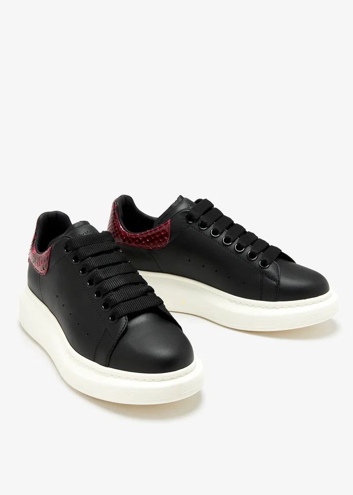 Alexander McQueen o1w1db10925 Oversized Sneaker in Black/White Size US 9.5 / IT 39.5 - 3 Thumbnail