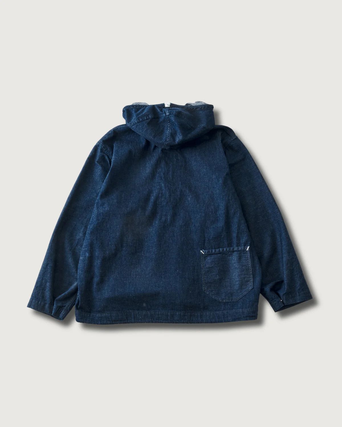 Post Overalls CRAFTMASTER Hoody : 8oz. denim indigo Size US L / EU 52-54 / 3 - 3 Thumbnail