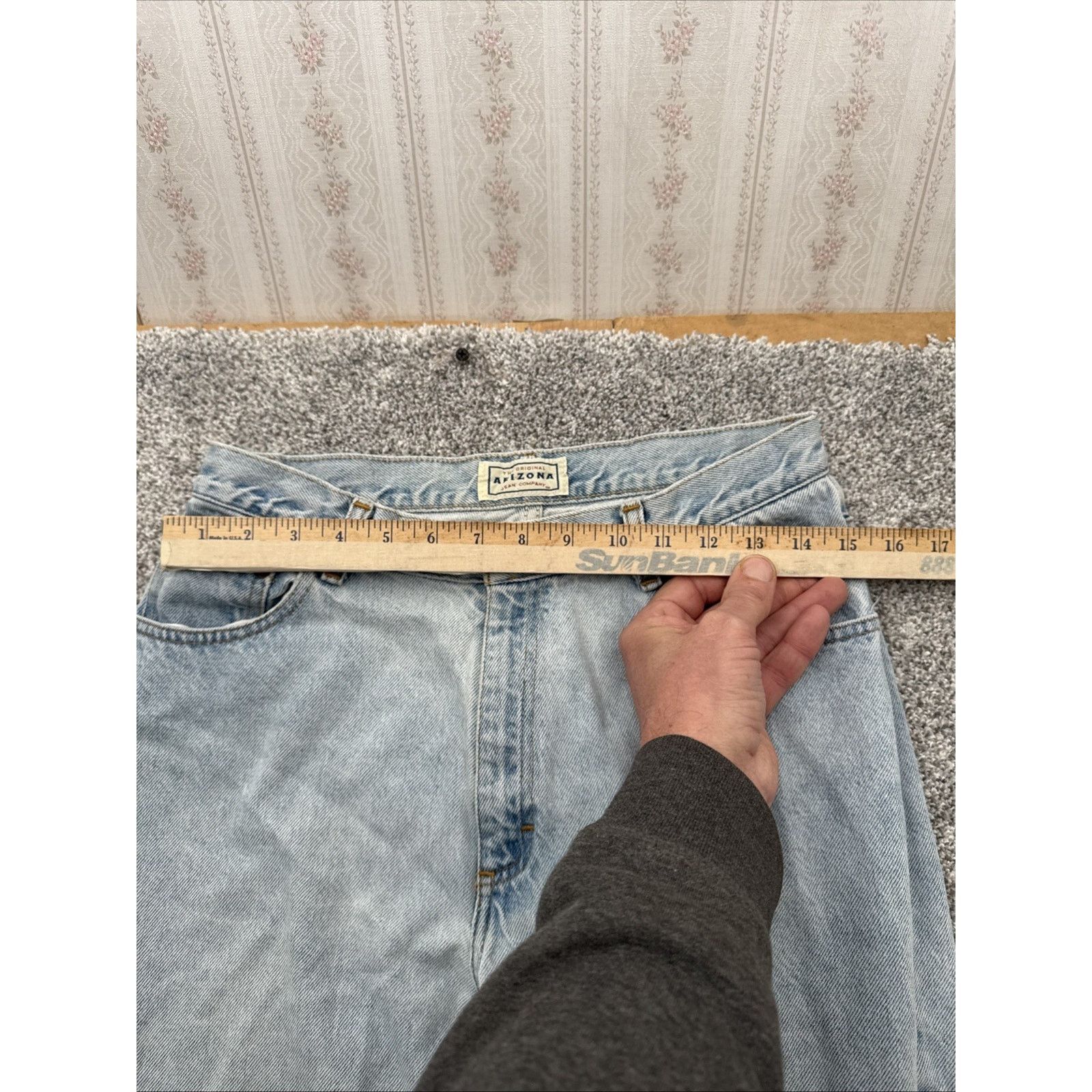 Other Vintage 90s Y2K Mom Jeans Womens Size 13 Long Rigid Grunge Size 30" / US 8 / IT 44 - 3 Thumbnail