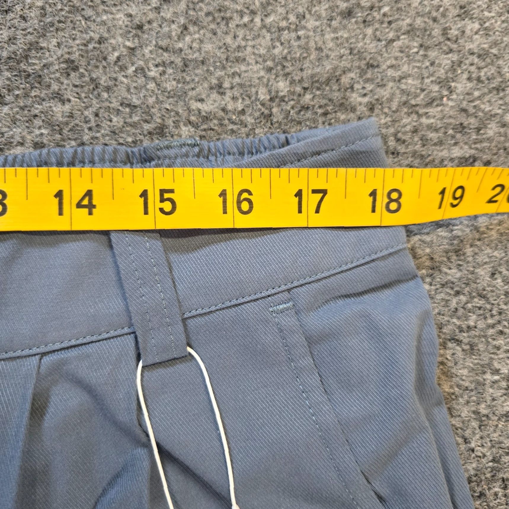 Vintage Halara Pants Womens XL Gray Mid Rise Casual Cotton Joggers Pockets Pleated Tapered Leg Size 40" / US 18 - 5 Thumbnail
