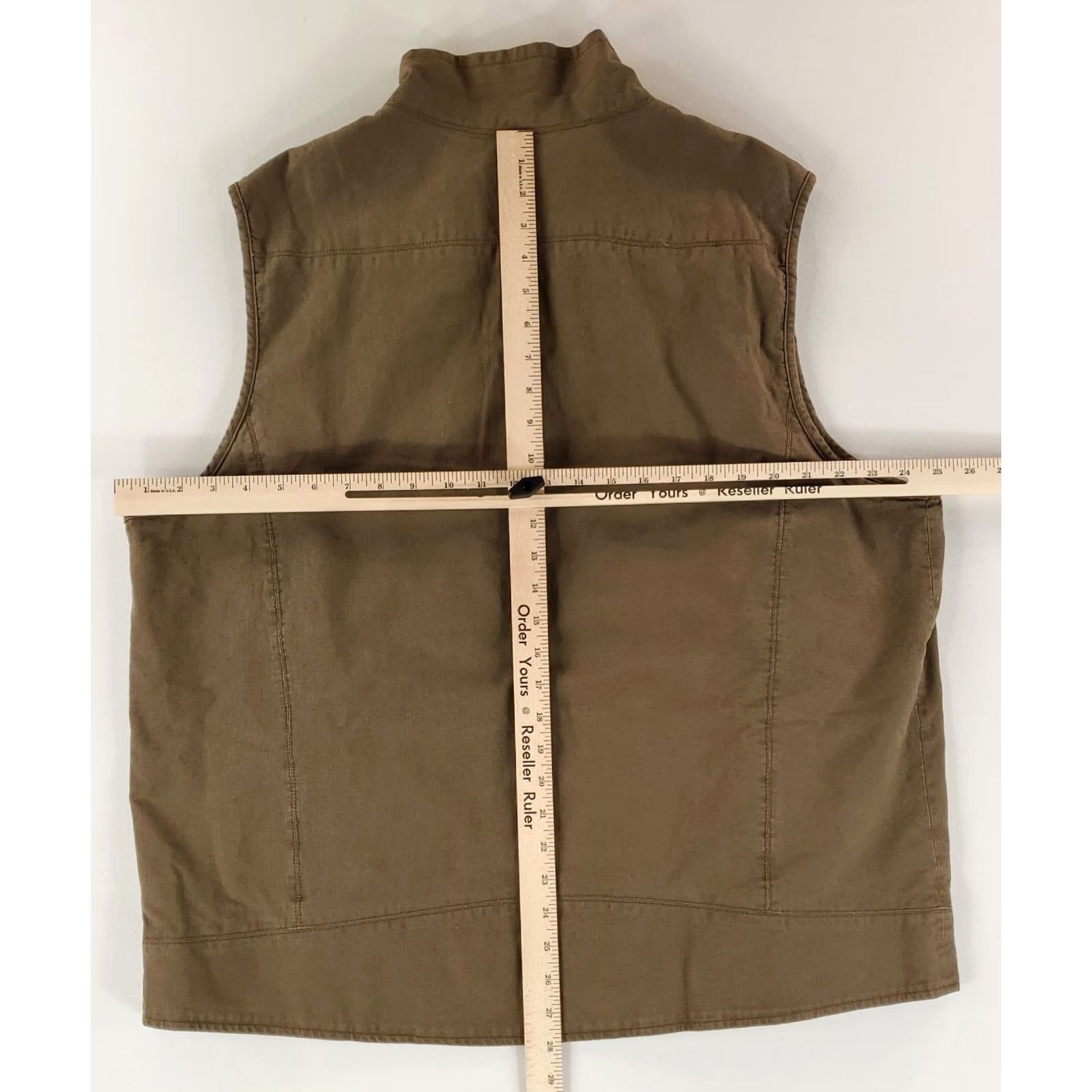 Orvis Orvis Vest Briar Stretch Brown Canvas Mens XL Vest Casual Mens XL Brown Canvas Orvis Briar Stretch Vest Size US XL / EU 56 / 4 - 6 Thumbnail