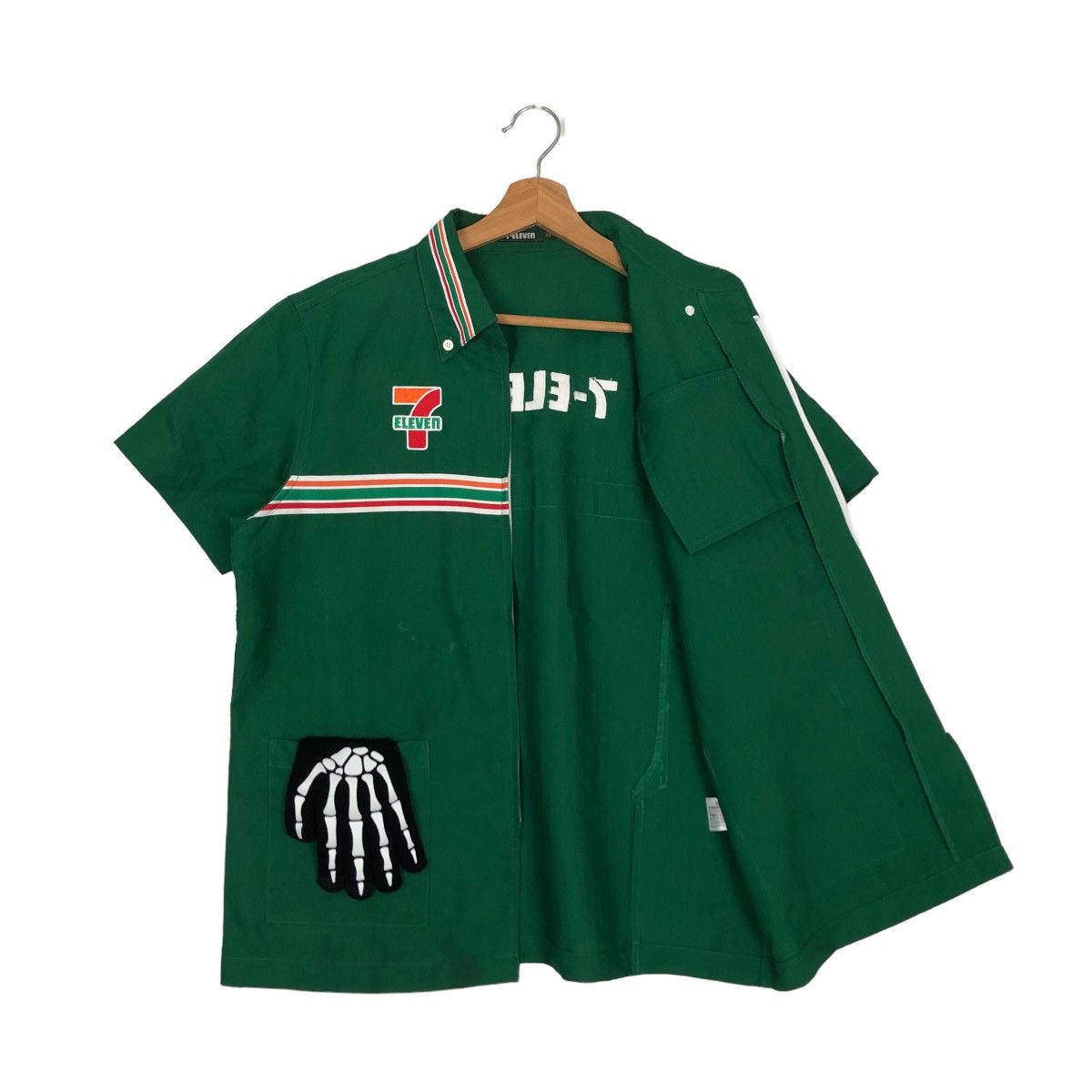 Japanese Brand 🔥RARE VINTAGE WORK JACKET 7 - ELEVEN BIG LOGO Size US M / EU 48-50 / 2 - 8 Thumbnail