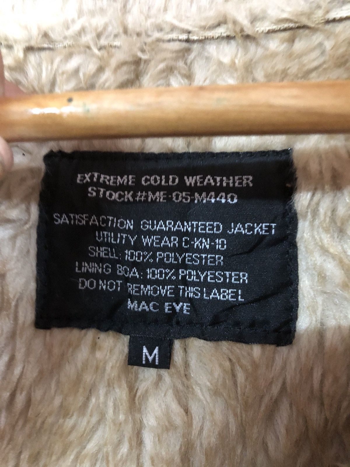 Vintage Vintage B-3 Stock #ME 05M440 Jacket Extreme Cold weather Size US M / EU 48-50 / 2 - 9 Thumbnail