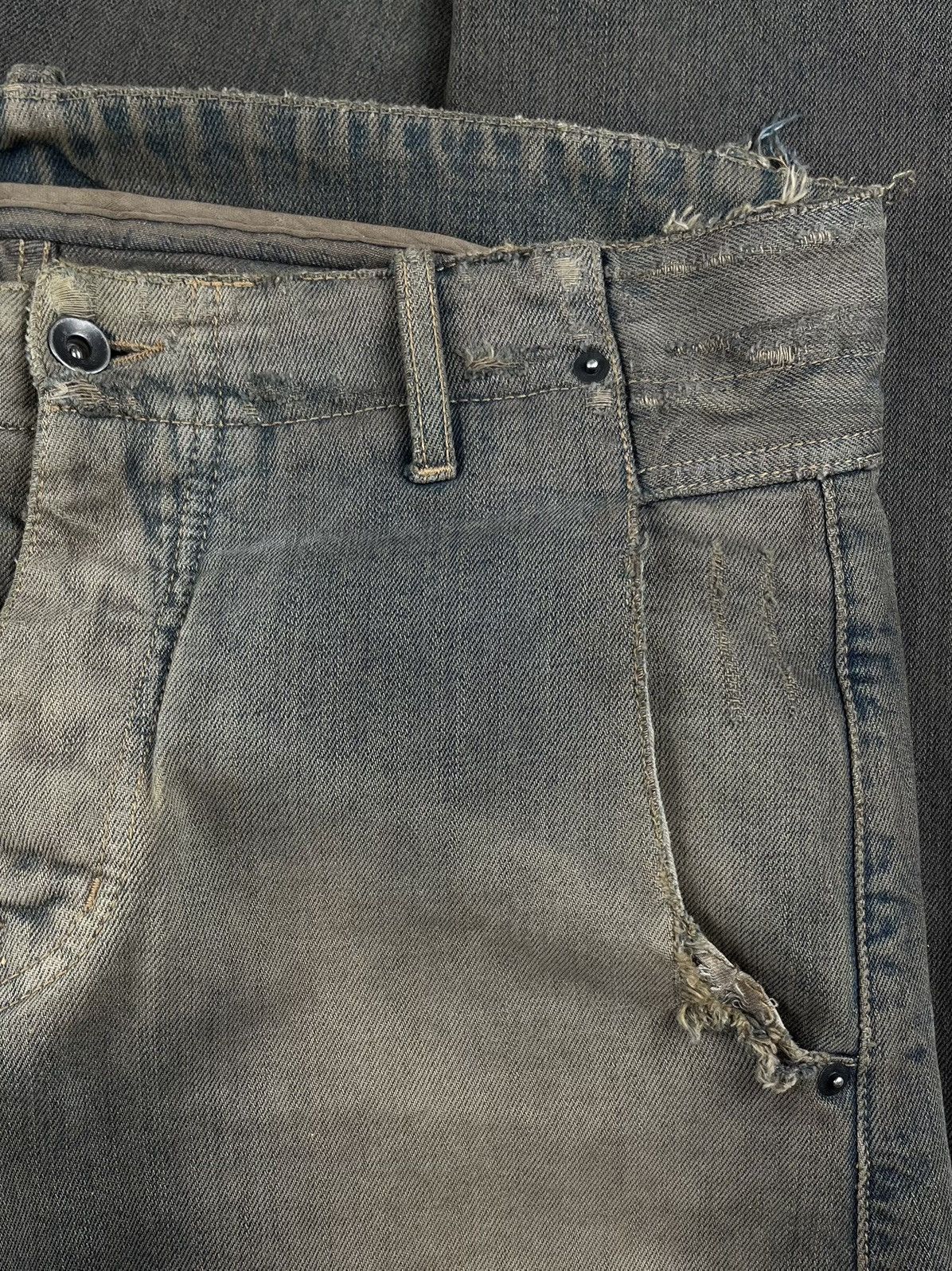 Rick Owens FW06 Rick Owens Dustulator Dark Shadow Dust Wash Denim Jeans Size US 34 / EU 50 - 7 Thumbnail