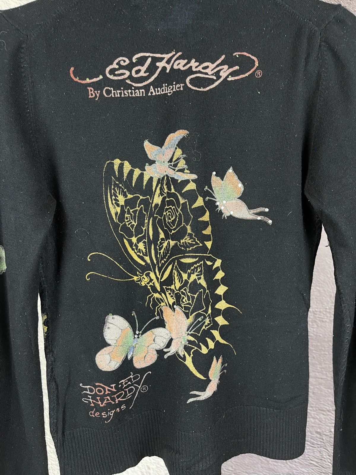 Christian Audigier Ed Hardy by Christian Audigier Butterfly print hoodie Size S / US 4 / IT 40 - 15 Thumbnail