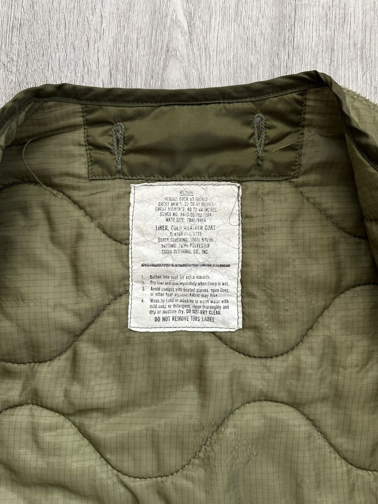Vintage Vintage Military Jacket Lining Size US M / EU 48-50 / 2 - 3 Thumbnail