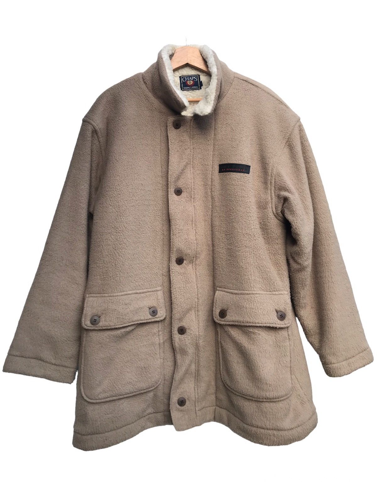 Chaps × Chaps Ralph Lauren × Ralph Lauren Vintage Chaps Ralph Lauren Field Coat Sherpa Fleece Lined Size US L / EU 52-54 / 3 - 1 Thumbnail