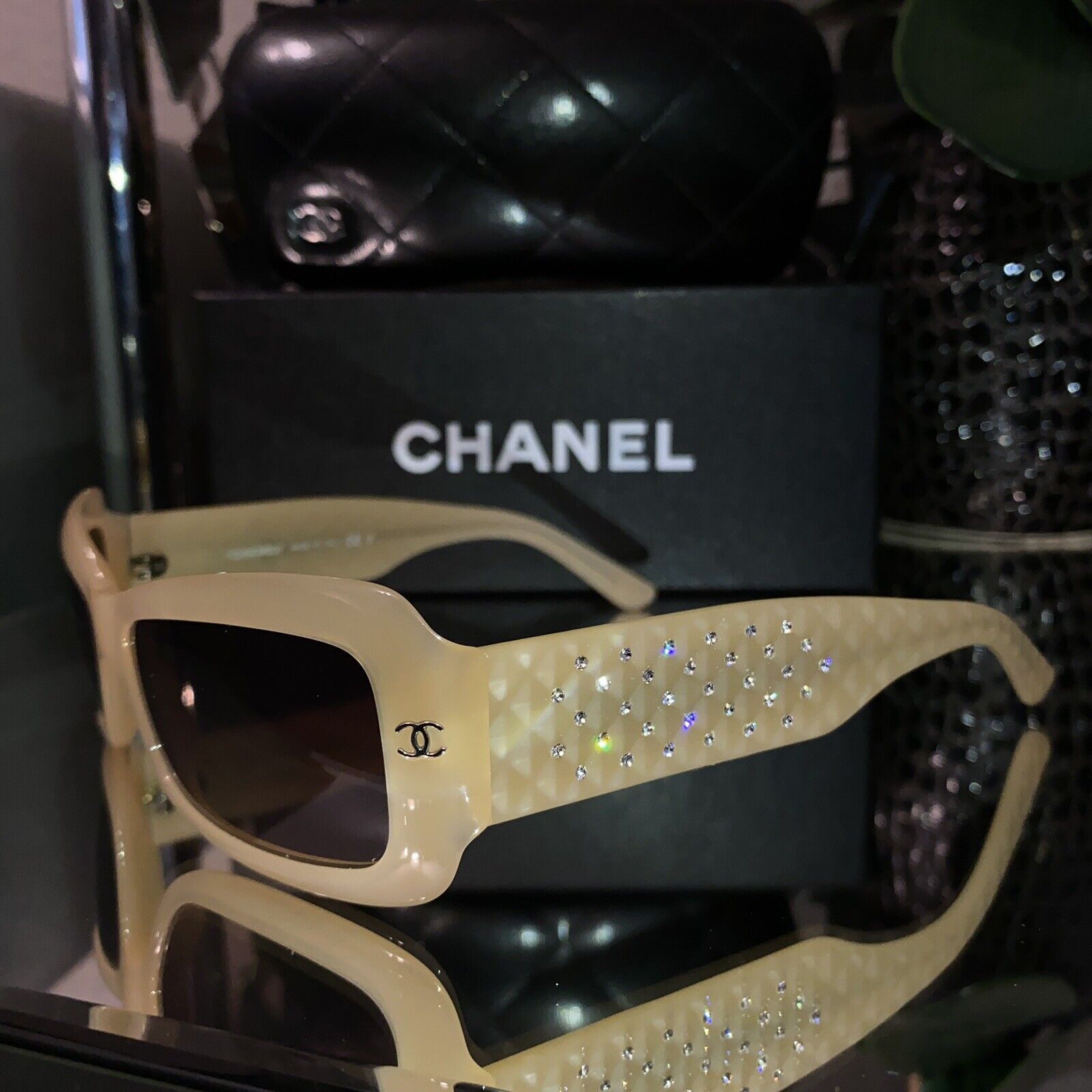Chanel CHANEL SUNGLASSES 5099 CC Wrap Metal Vintage 4017 Iconic Size ONE SIZE - 1 Thumbnail