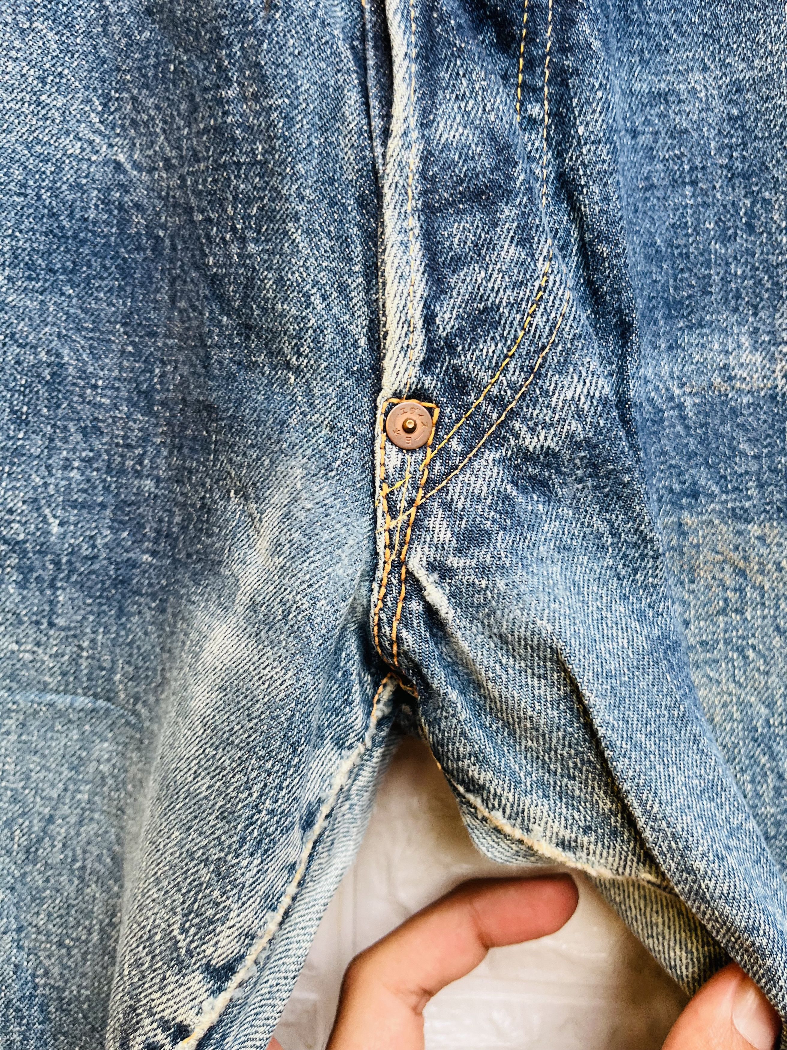 Evisu Vintage Evis Distressed Japanese Designer Fashion Style Size US 31 - 8 Thumbnail