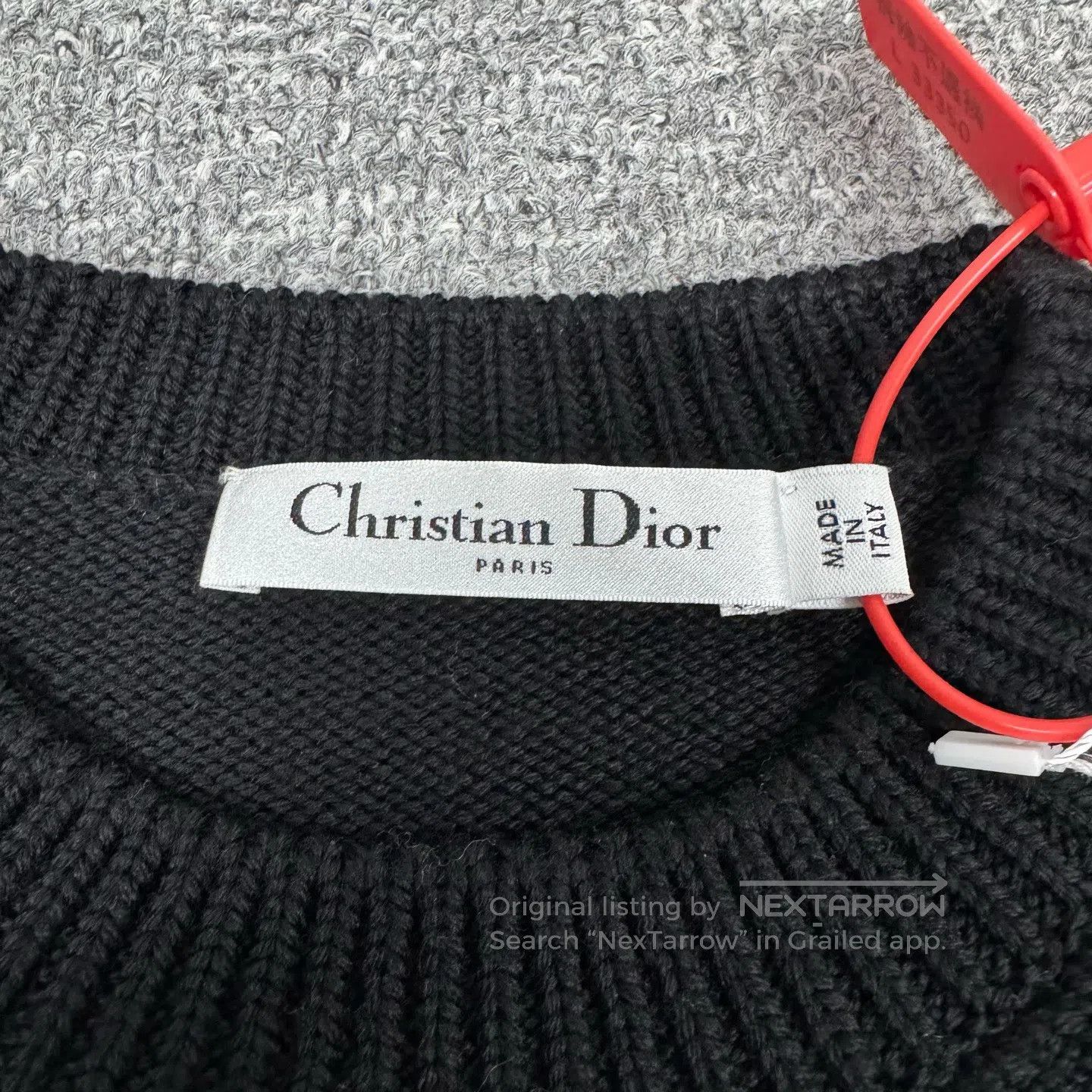 Dior Dior diamond pattern wool knit sweater| Size M / US 6-8 / IT 42-44 - 5 Thumbnail