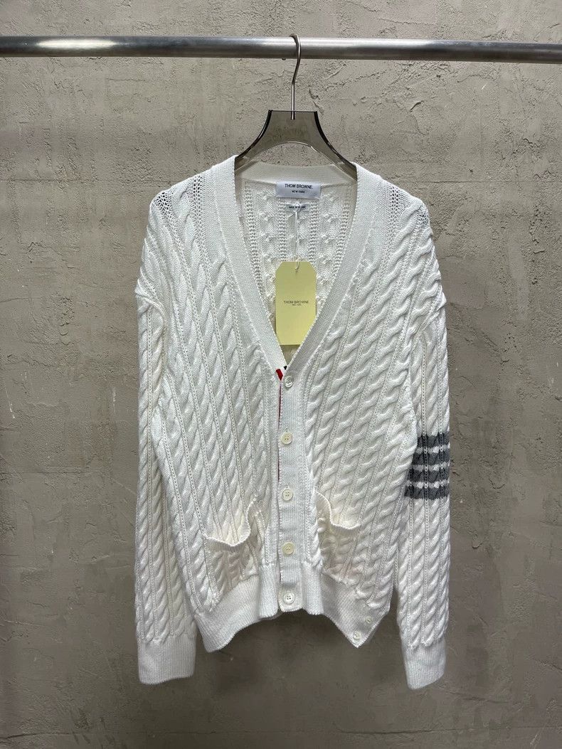 Thom Browne Thom Browne Knitted cardigans Size US XL / EU 56 / 4 - 1 Thumbnail