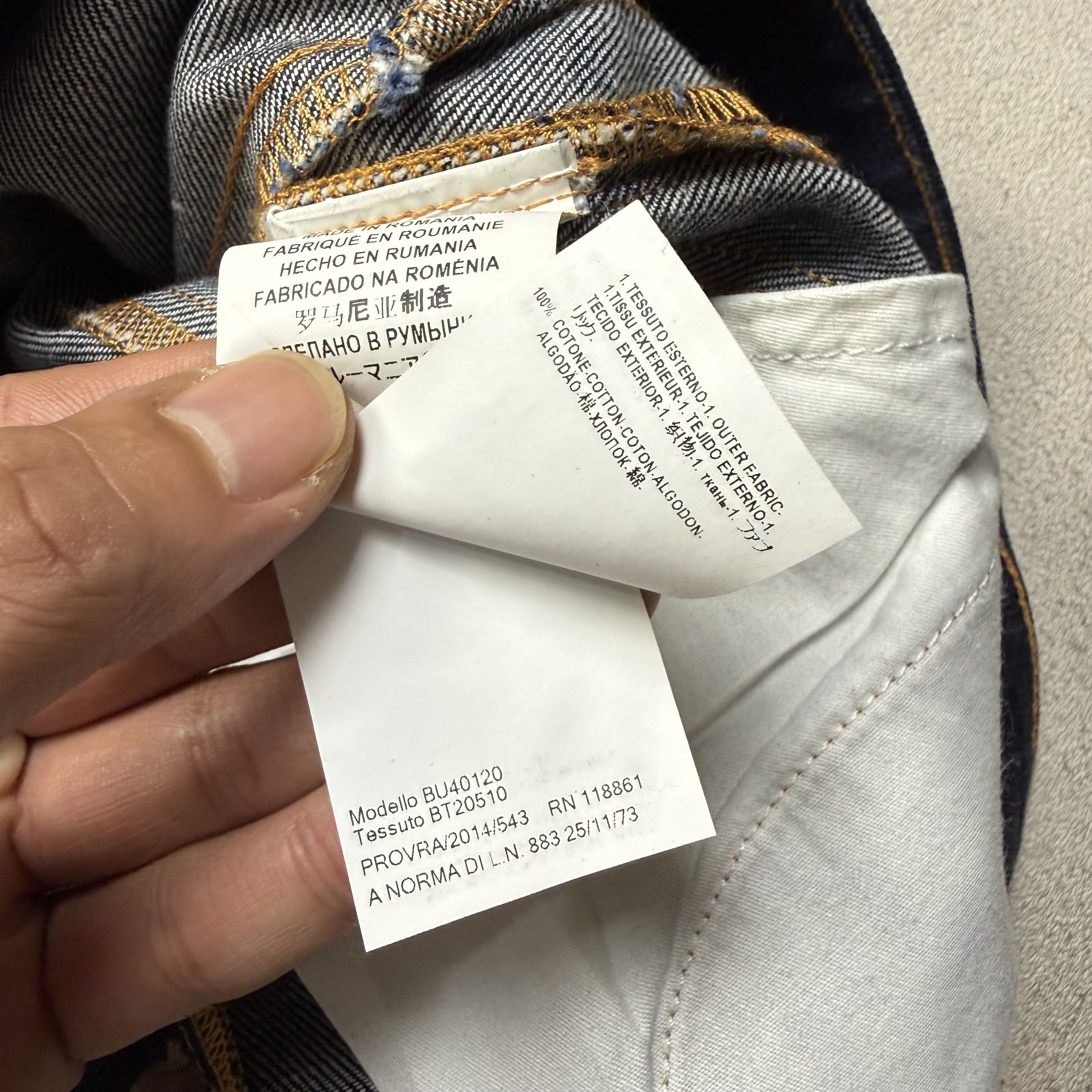 Versus Versace Versus Versace Denim Size 28" / US 6 / IT 42 - 8 Thumbnail