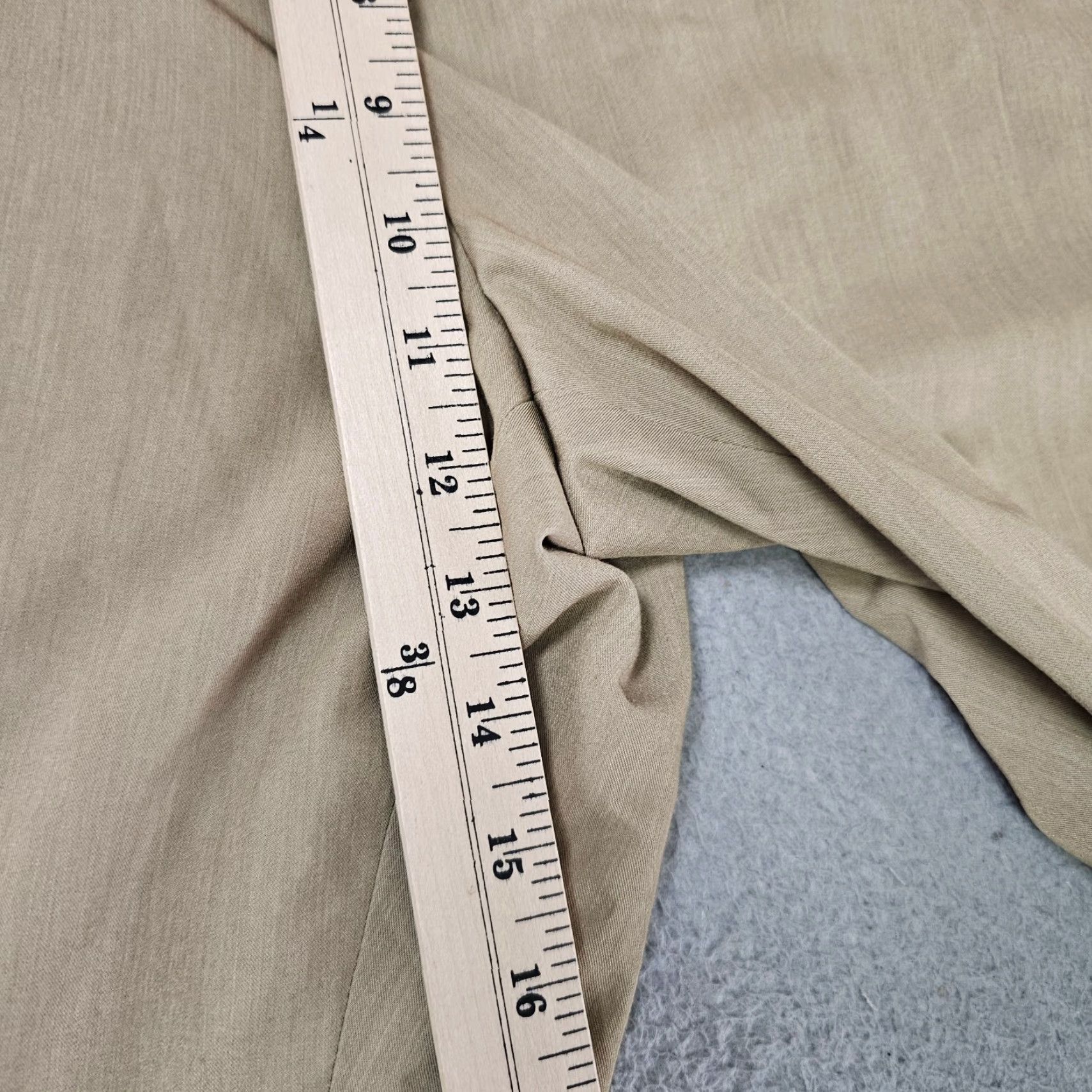 Perry Ellis Perry Ellis Dress Pants Mens 36x34 Khaki Modern Fit Comfort Trousers Slacks Size US 36 / EU 52 - 5 Thumbnail