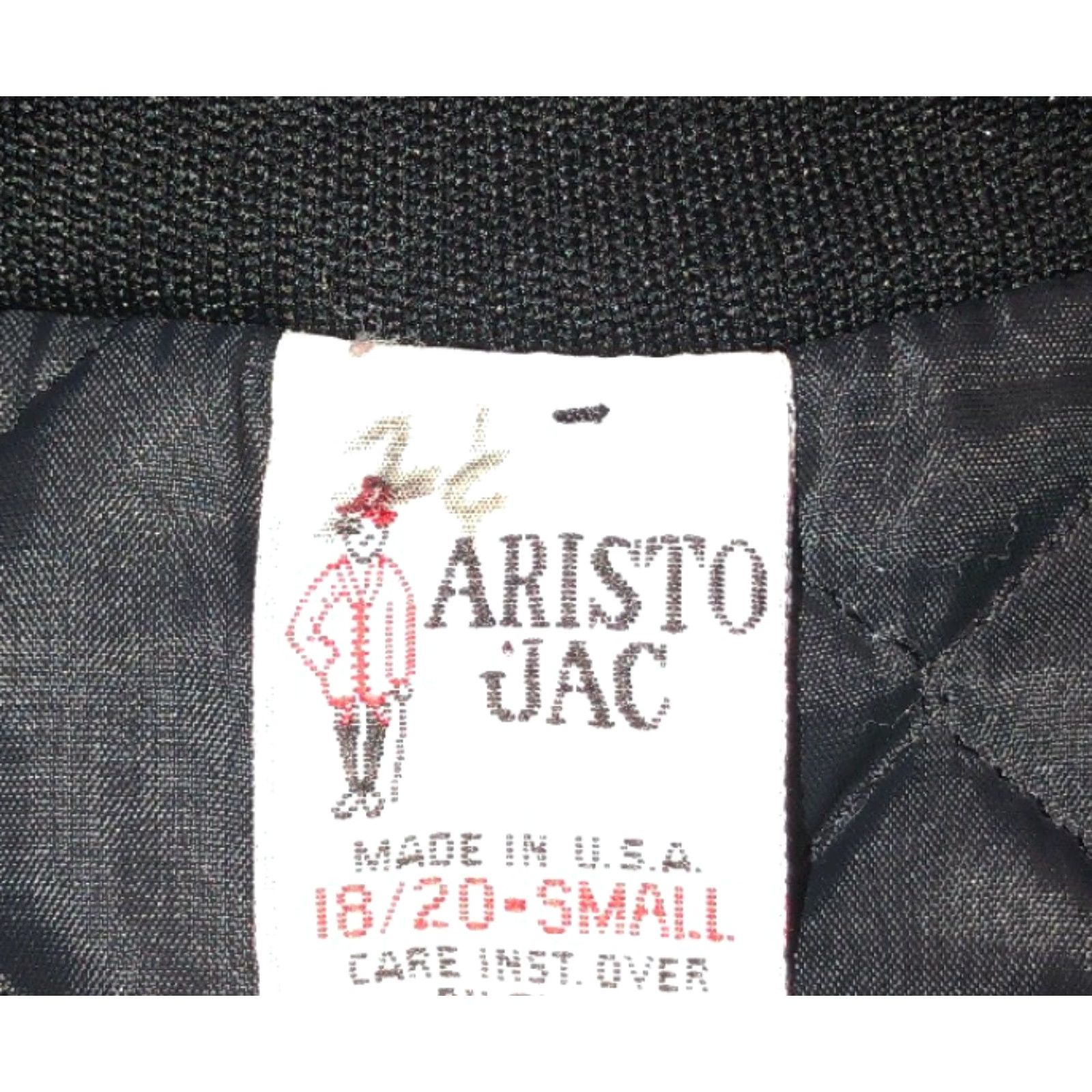 Vintage VINTAGE Aristo Jac Womens Satin Jacket Black Snap Button Front Lined Quilt Size S Size S / US 4 / IT 40 - 6 Thumbnail