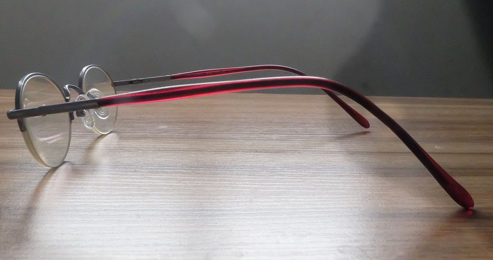 Japanese Brand Takeru Half Rim Glasses Made in Japan Size 46 - 3 Thumbnail