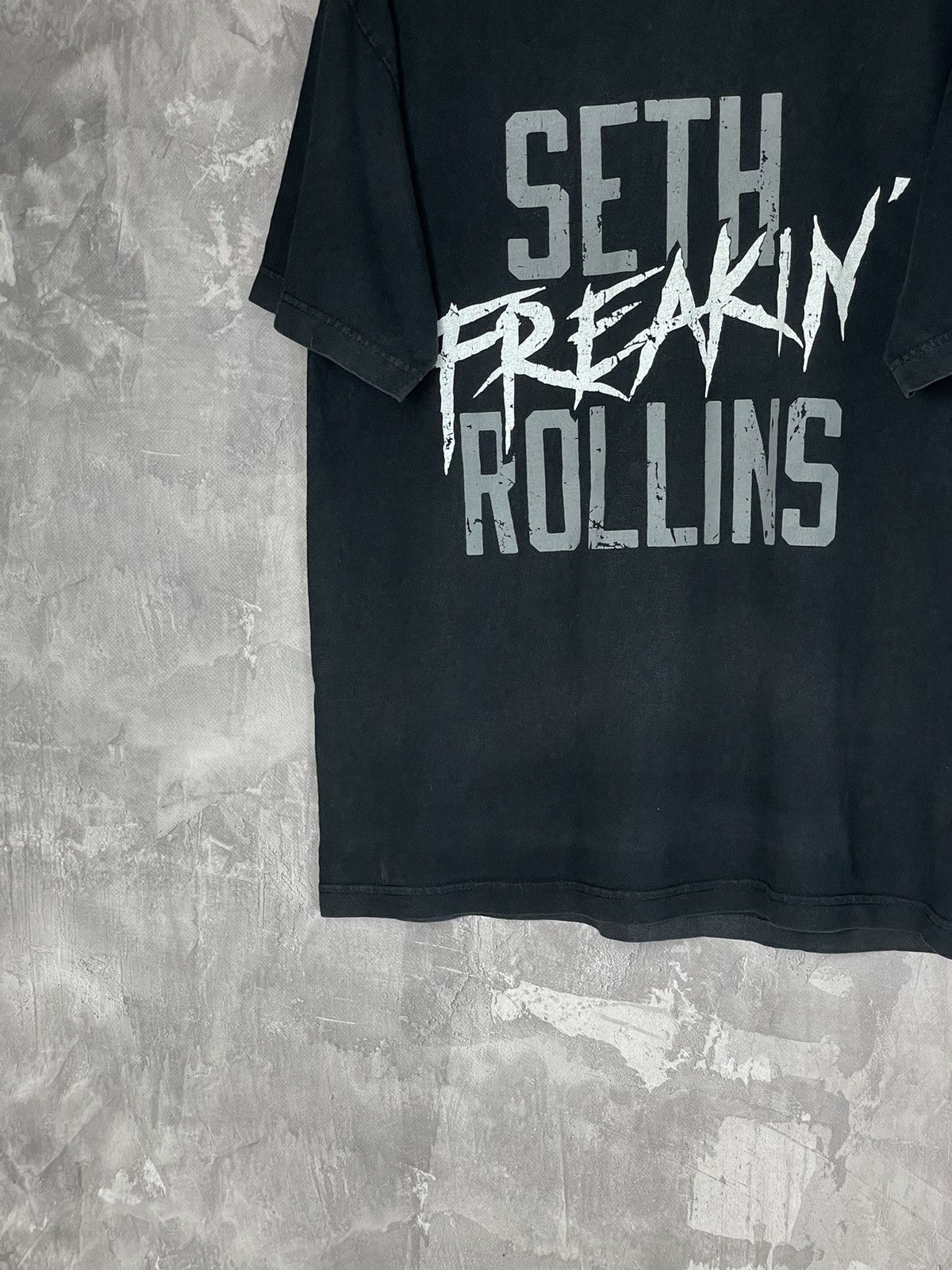Band Tees × Vintage × WWE Mens WWE Seth Freakin' Rollins T Shirt Black Size M Medium Size US M / EU 48-50 / 2 - 6 Thumbnail