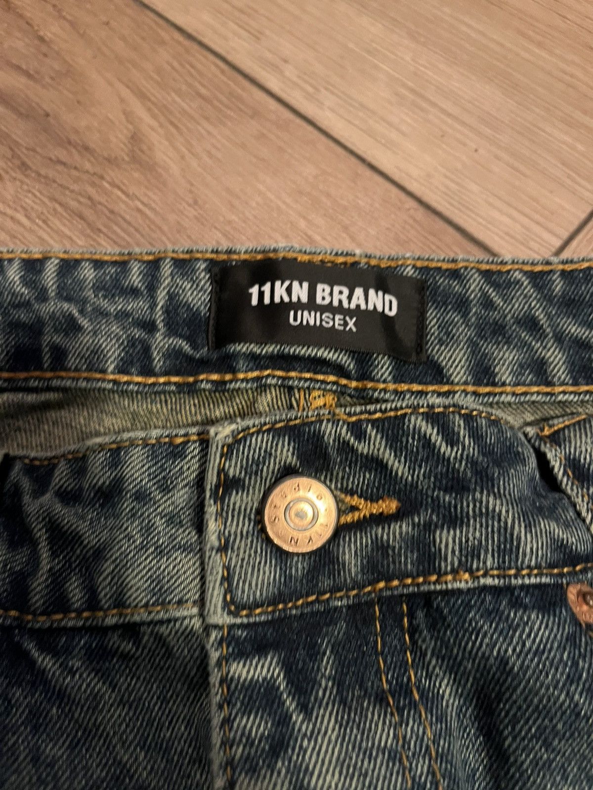 Other 11KN Cargo Denim Jeans – Washed Blue Size US 30 / EU 46 - 5 Thumbnail
