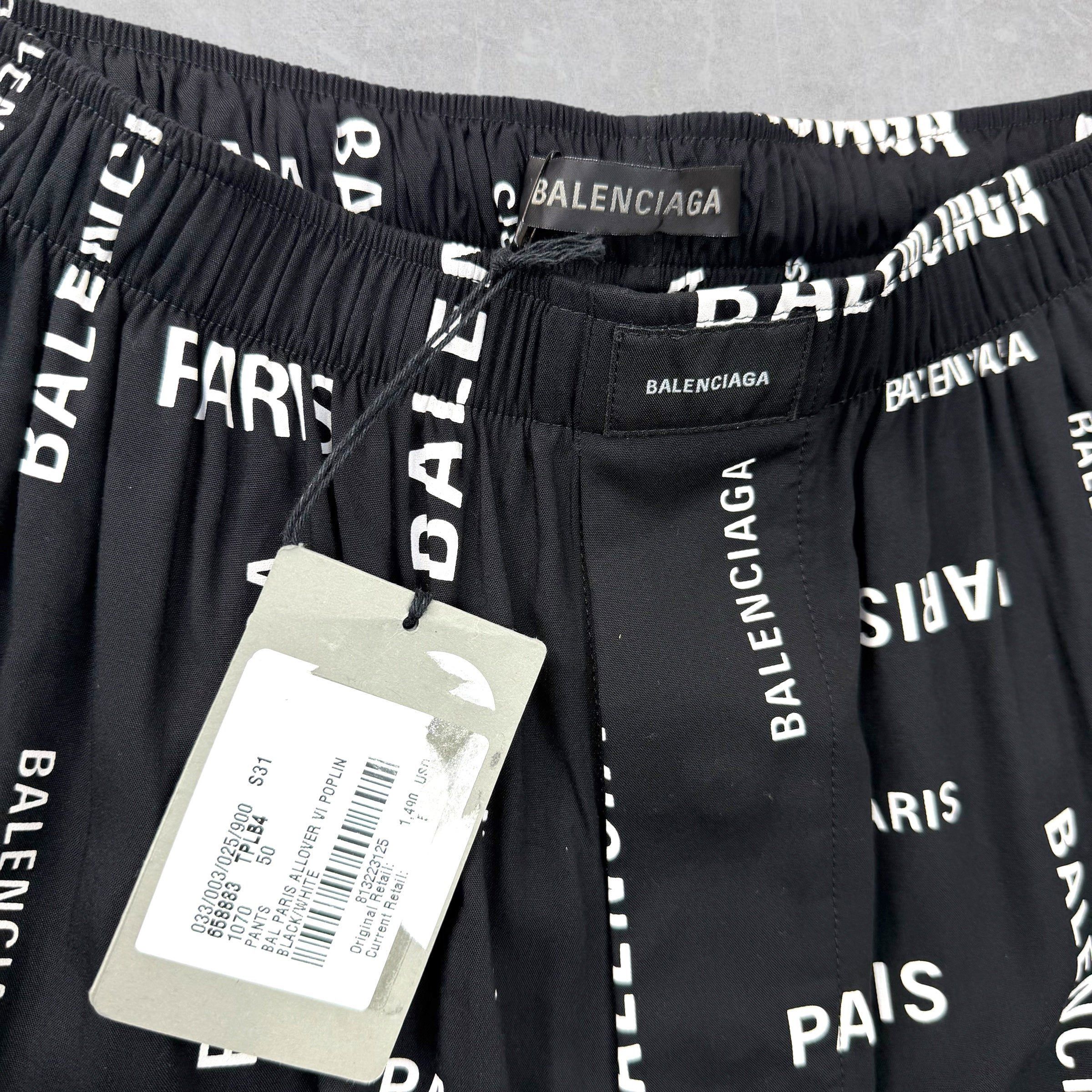 Balenciaga Balenciaga All Over Diagonal Logo Pajama Pants L Size US 38 / EU 54 - 5 Thumbnail