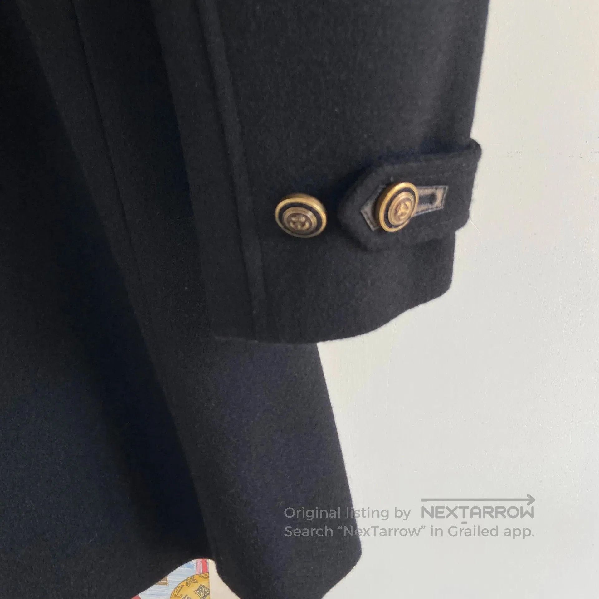 Saint Laurent Paris Saint Laurent Black Wool Coat. Size US M / EU 48-50 / 2 - 5 Thumbnail